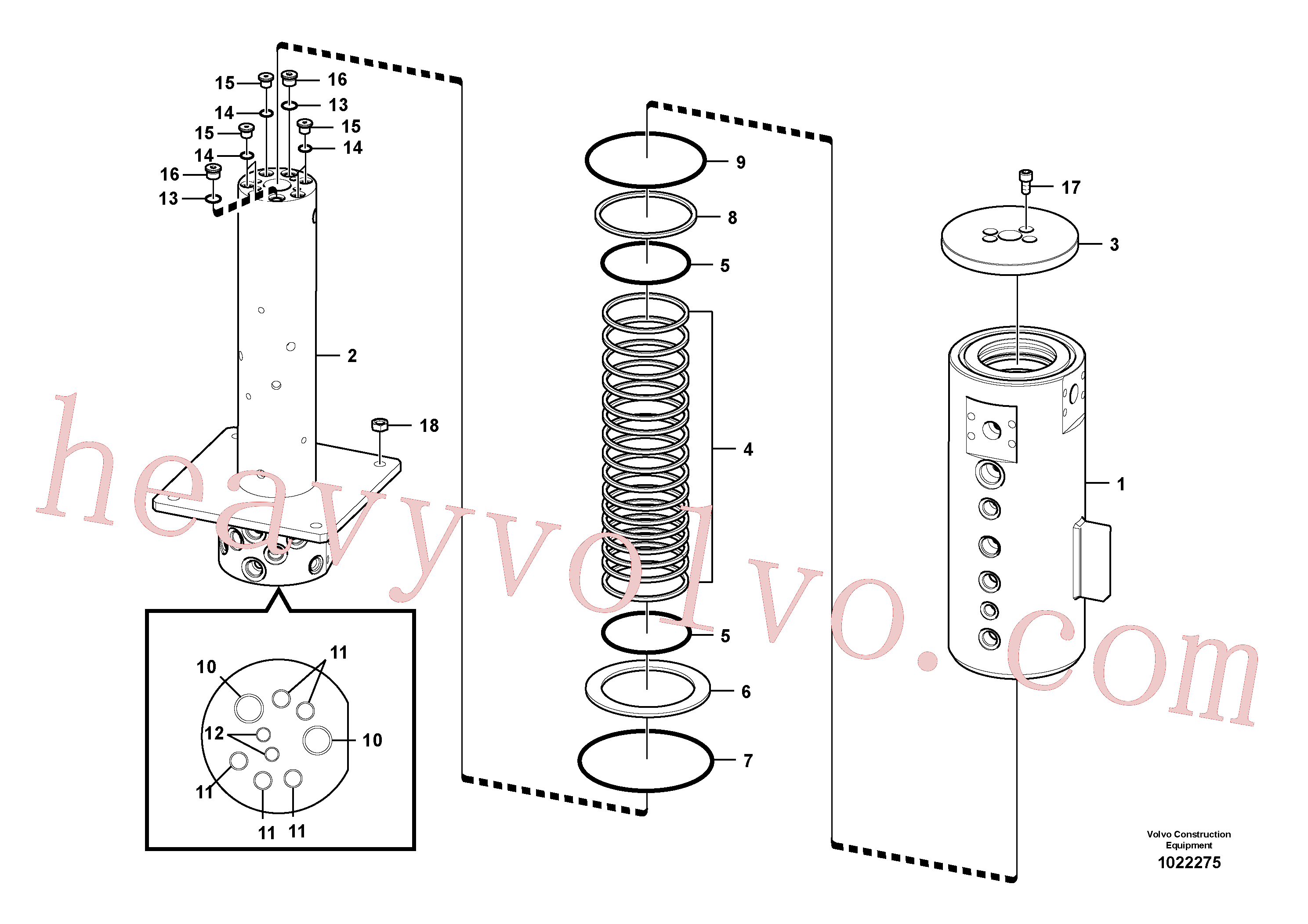 SA9415-43032 for Volvo Turning joint(1022275 assembly)