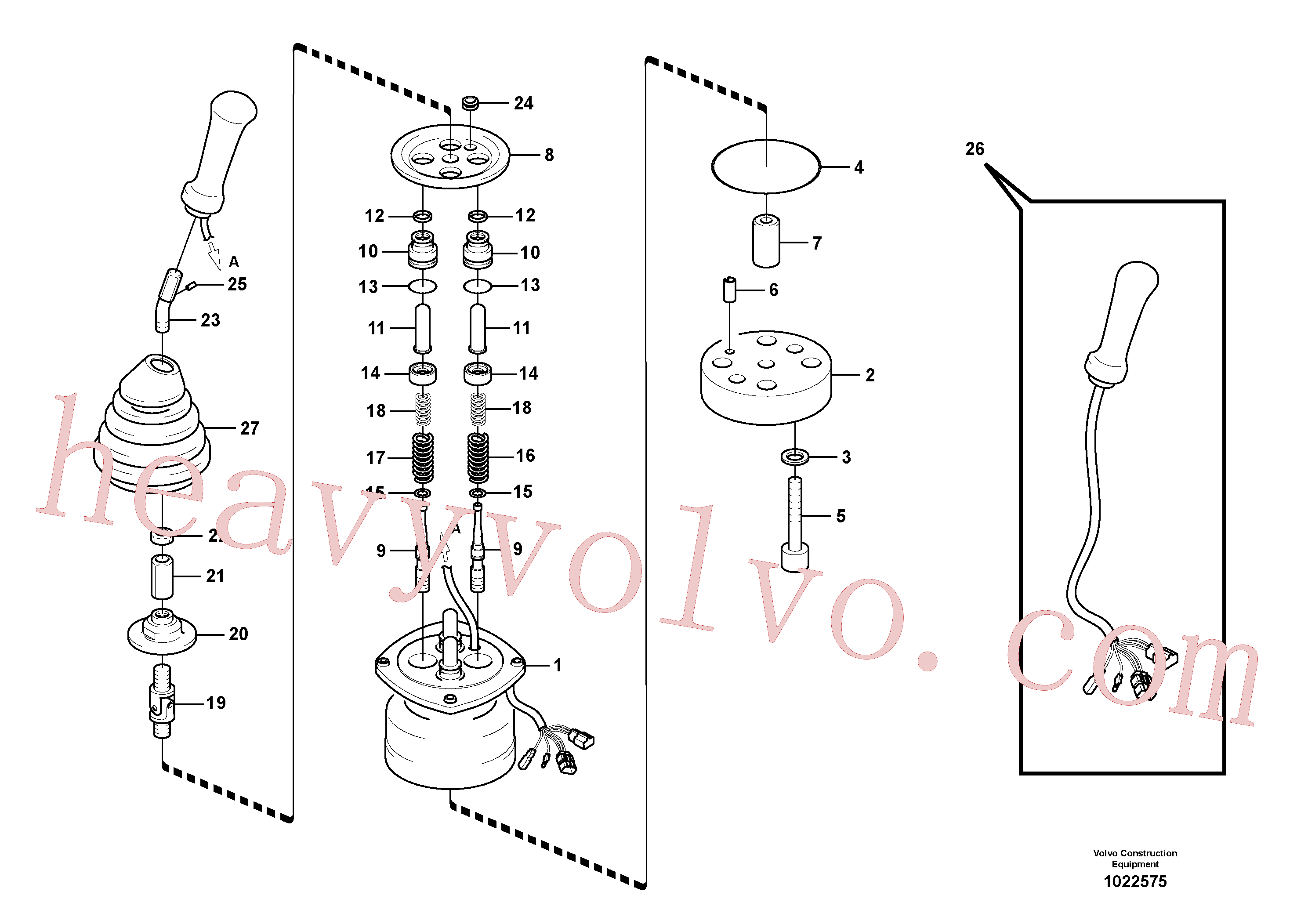 SA8230-36770 for Volvo Servo system, remote control valve(1022575 assembly)