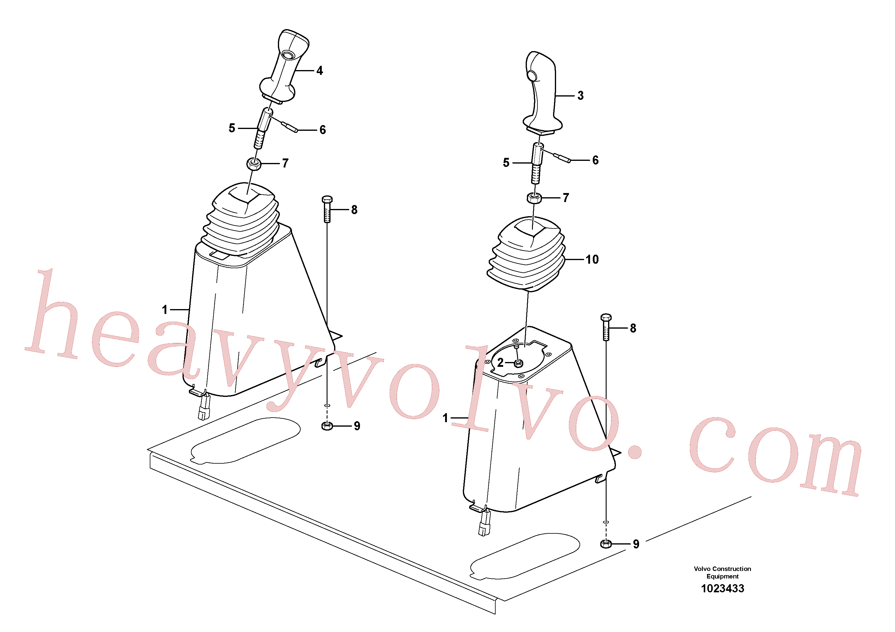 VOE11851094 for Volvo Optional hand controls(1023433 assembly)