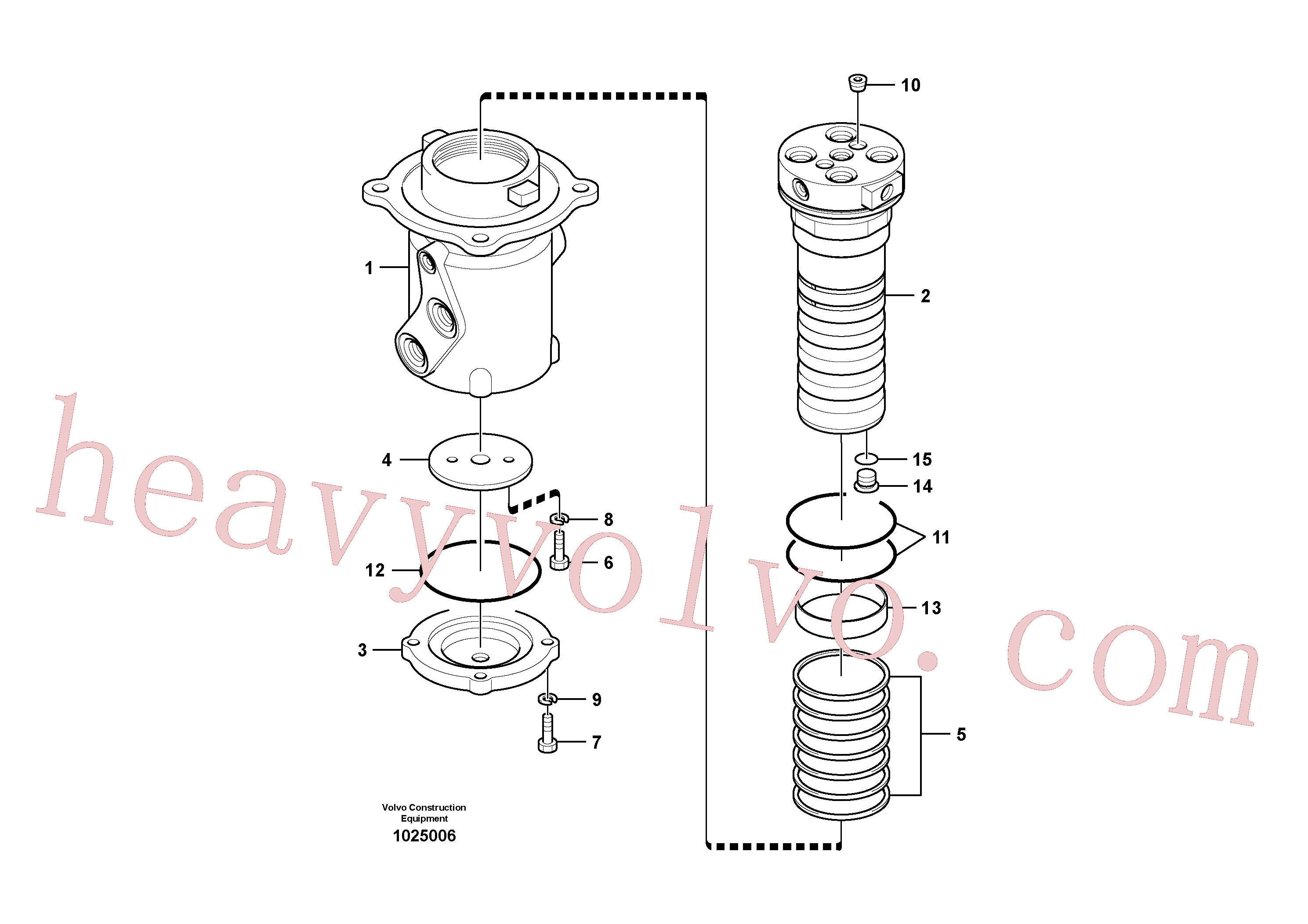 SA1146-00090 for Volvo Turning joint(1025006 assembly)