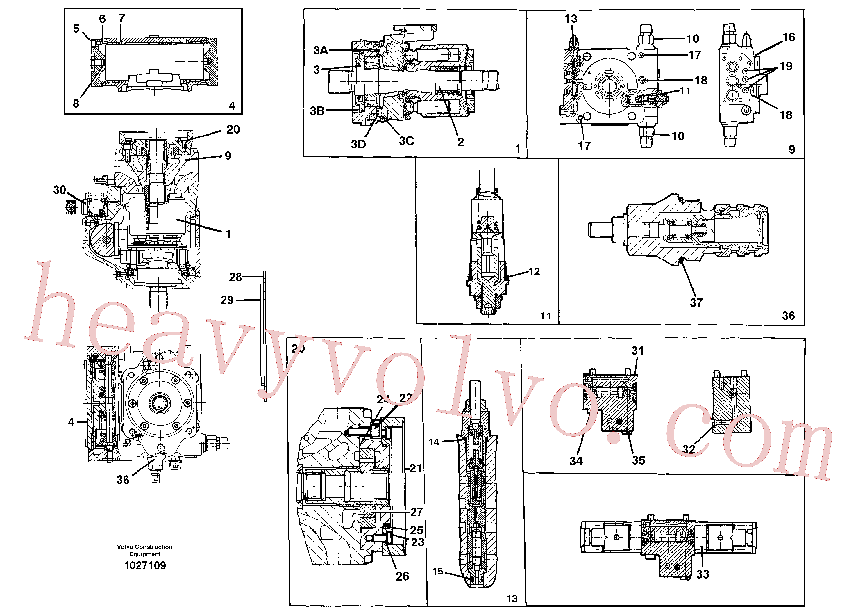 VOE13947377 for Volvo Pump(1027109 assembly)