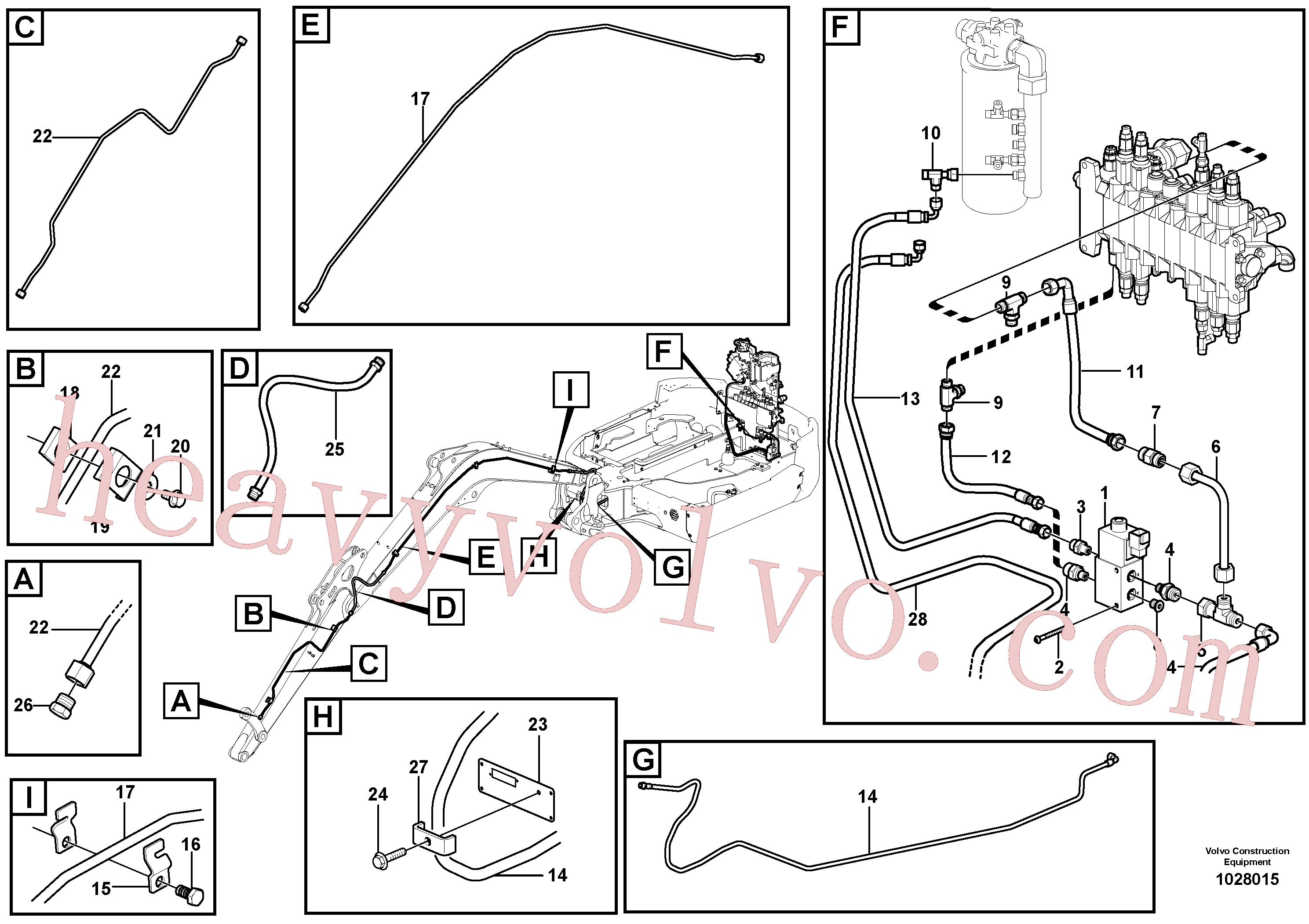 VOE11806383 for Volvo Hyd. circuit (quickfit/double-acting)(1028015 assembly)