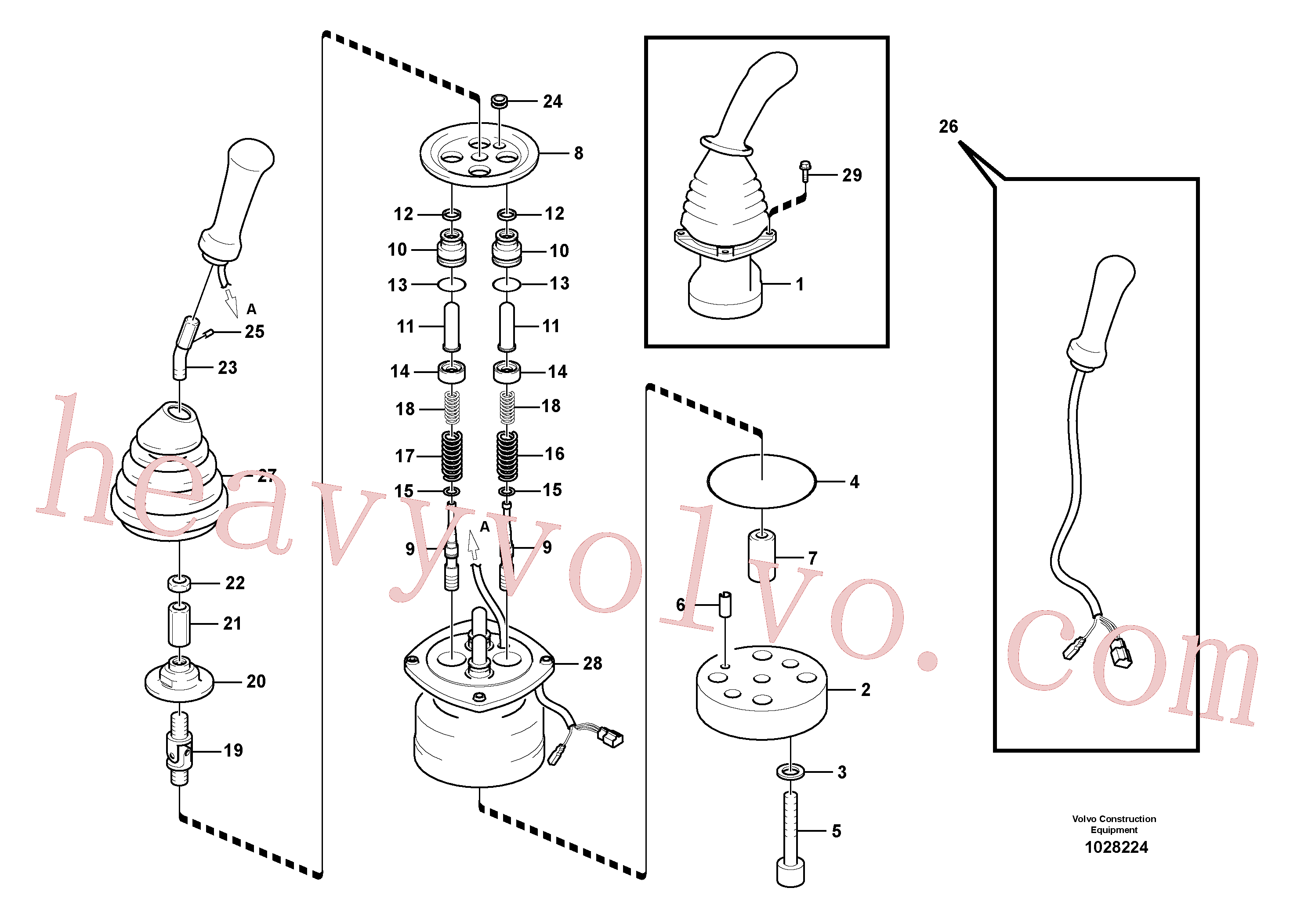 VOE14531864 for Volvo Servo system, remote control valve(1028224 assembly)