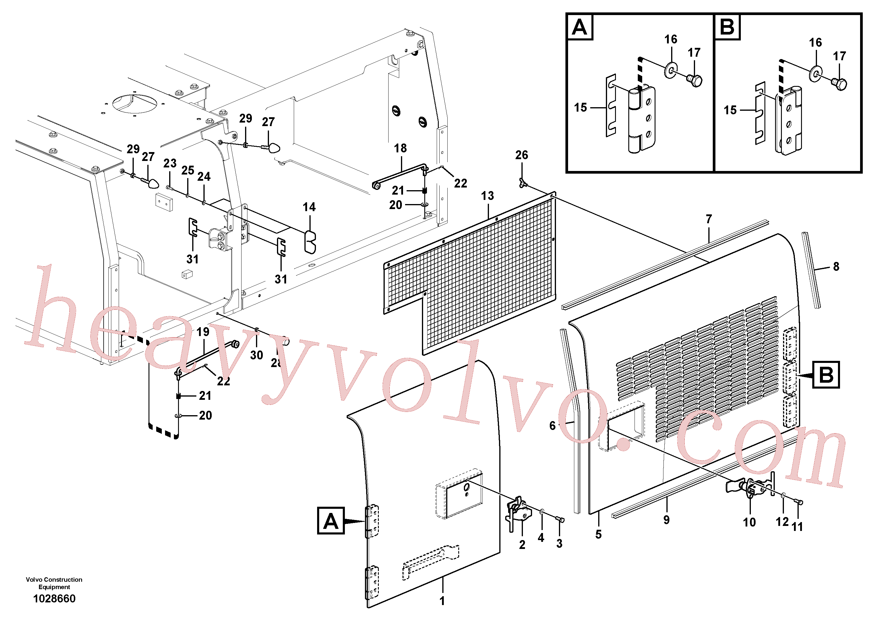 VOE14527678 for Volvo Door, side(1028660 assembly)