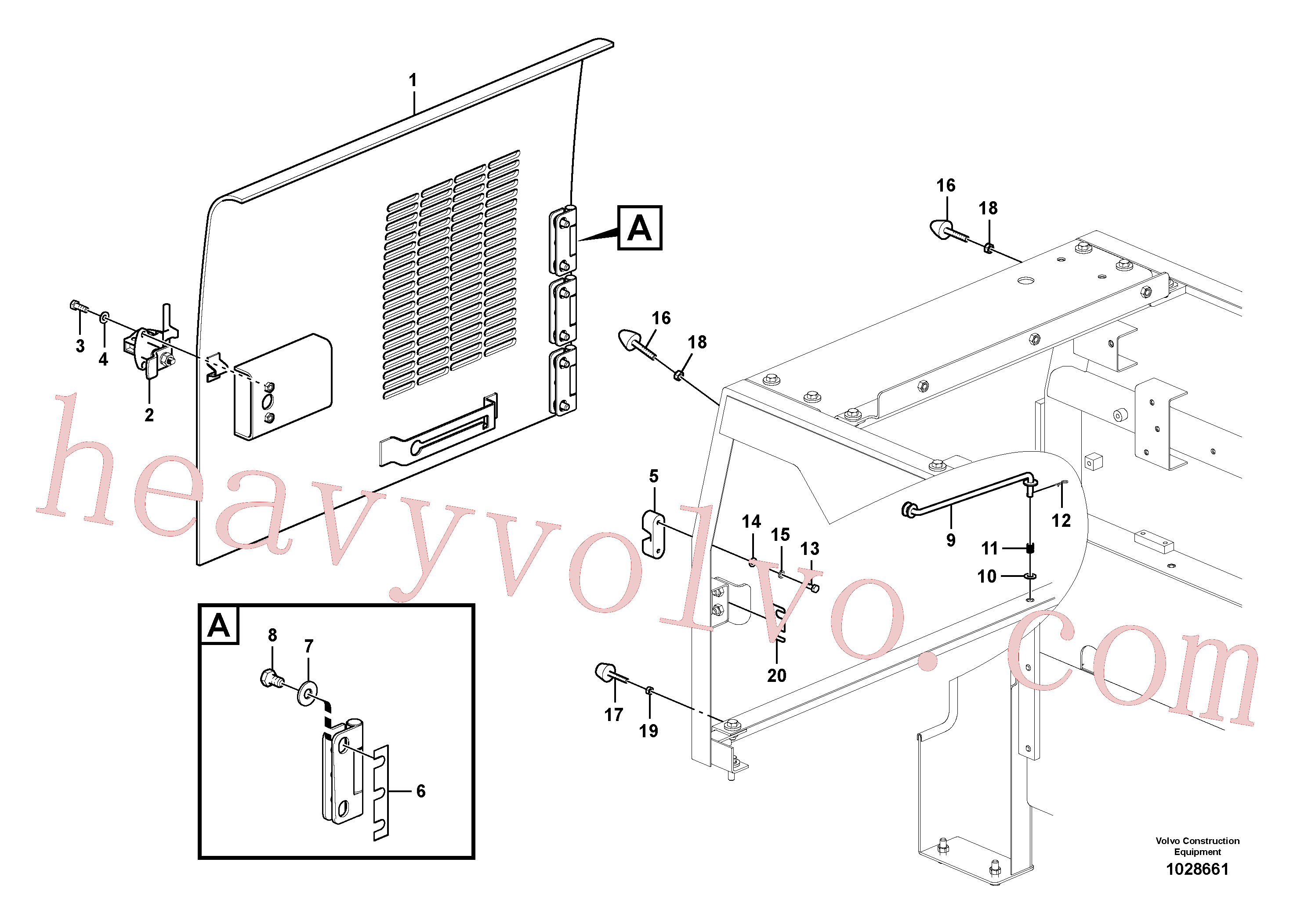 VOE14527678 for Volvo Door, side(1028661 assembly)