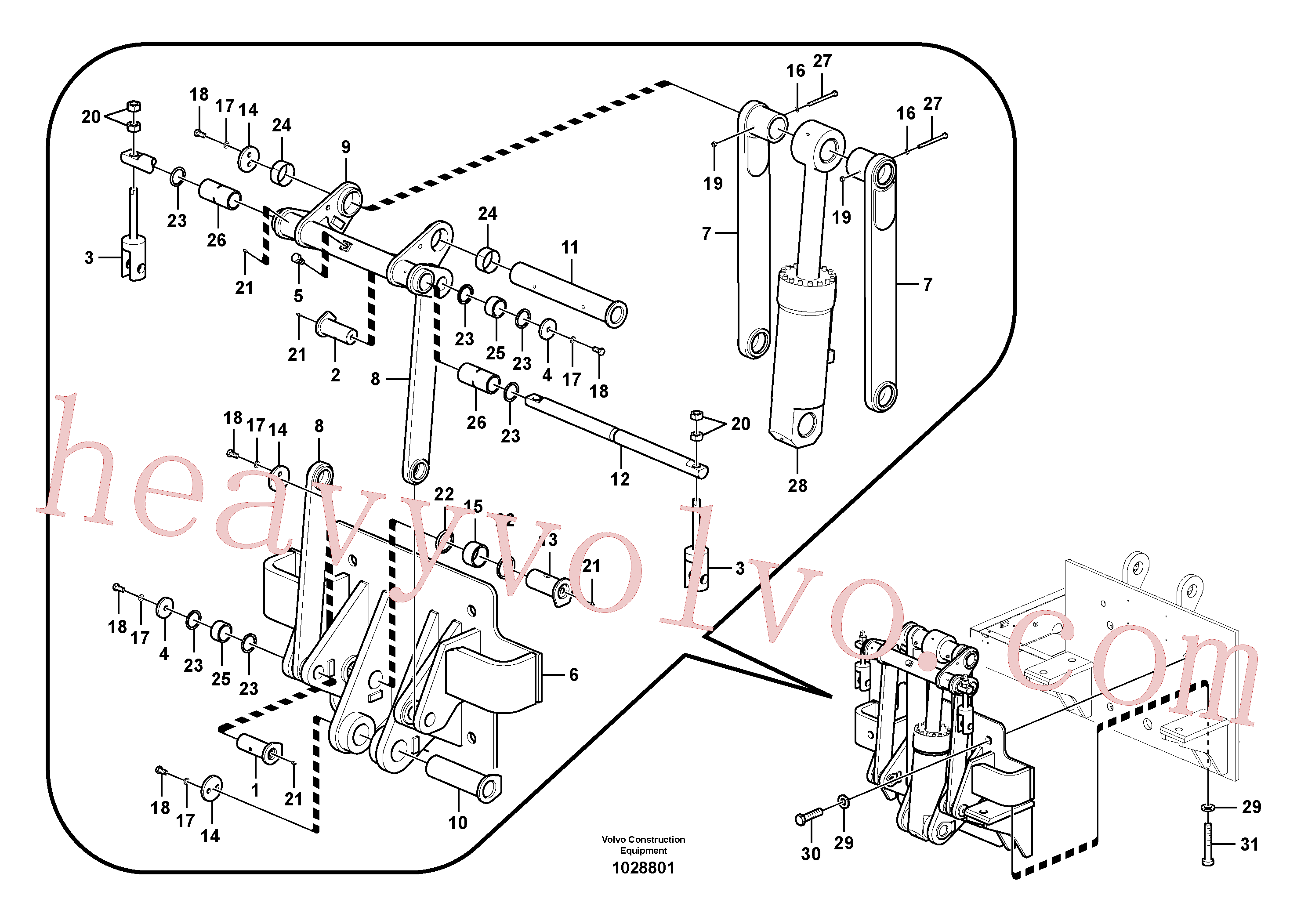 VOE14523592 for Volvo Removal Counterweight, Assembly(1028801 assembly)