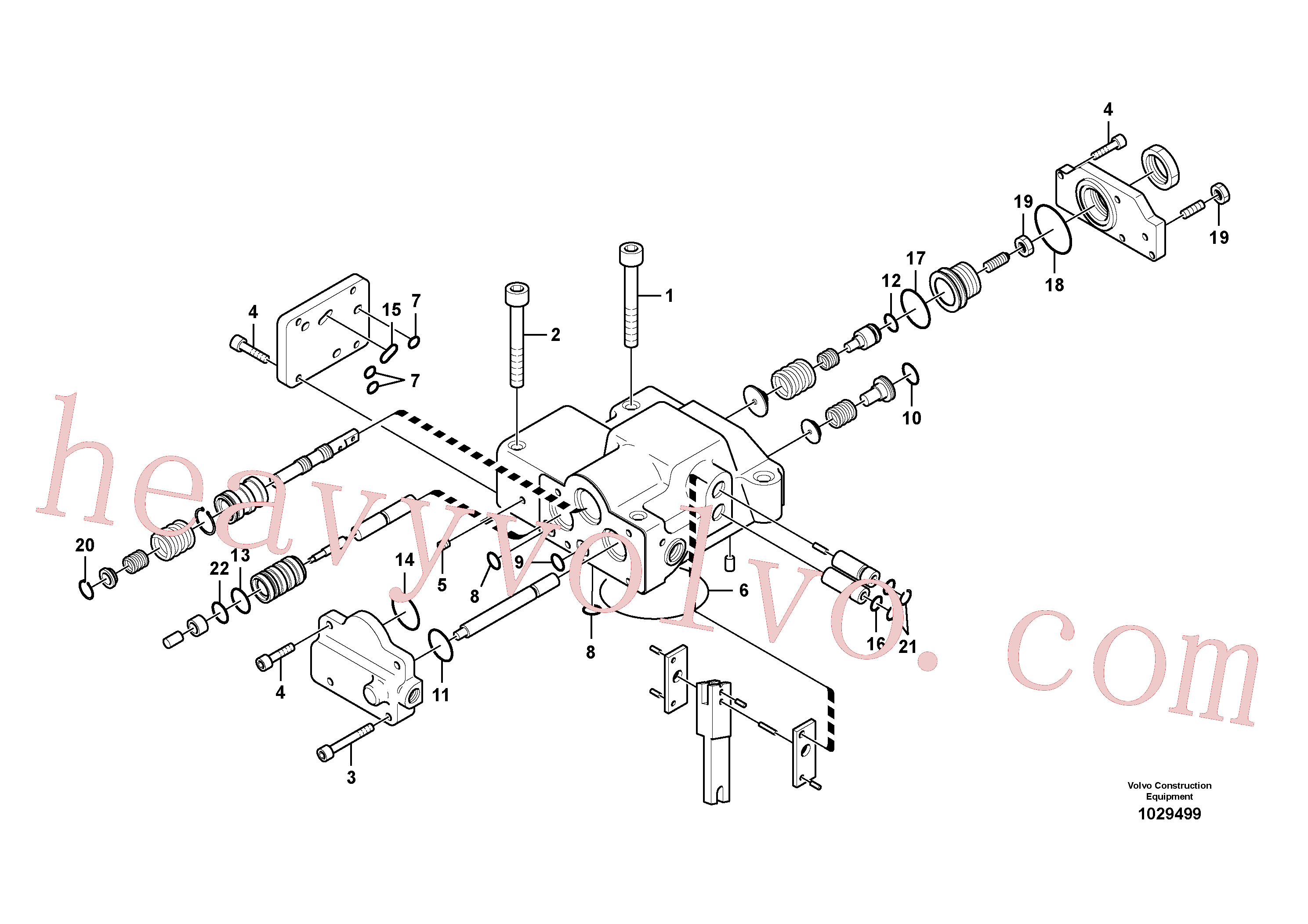 VOE14533614 for Volvo Regulator, hydraulic pump(1029499 assembly)