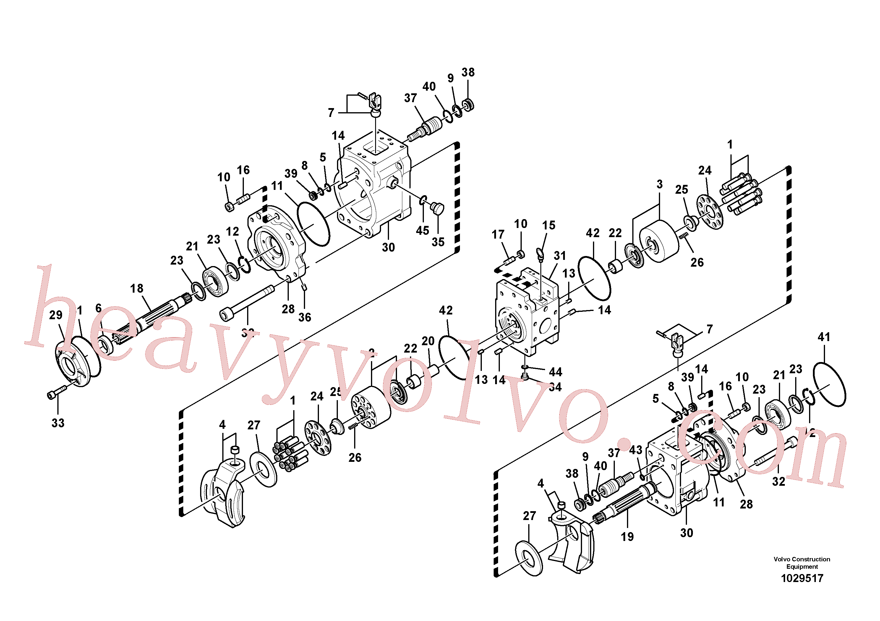 SA8230-09400 for Volvo Hydraulic pump(1029517 assembly)