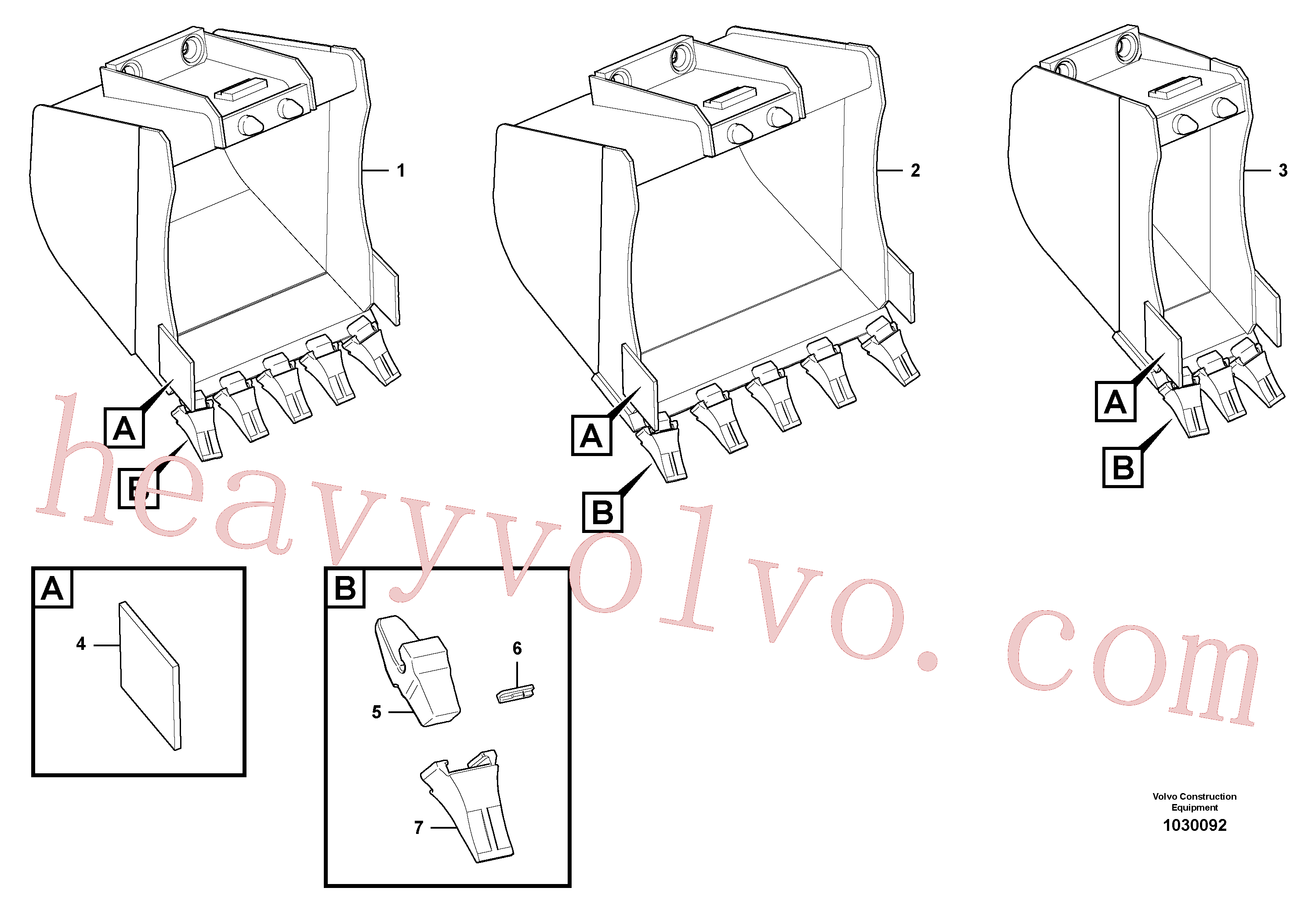 VOE11806922 for Volvo Buckets for Quickfit(1030092 assembly)