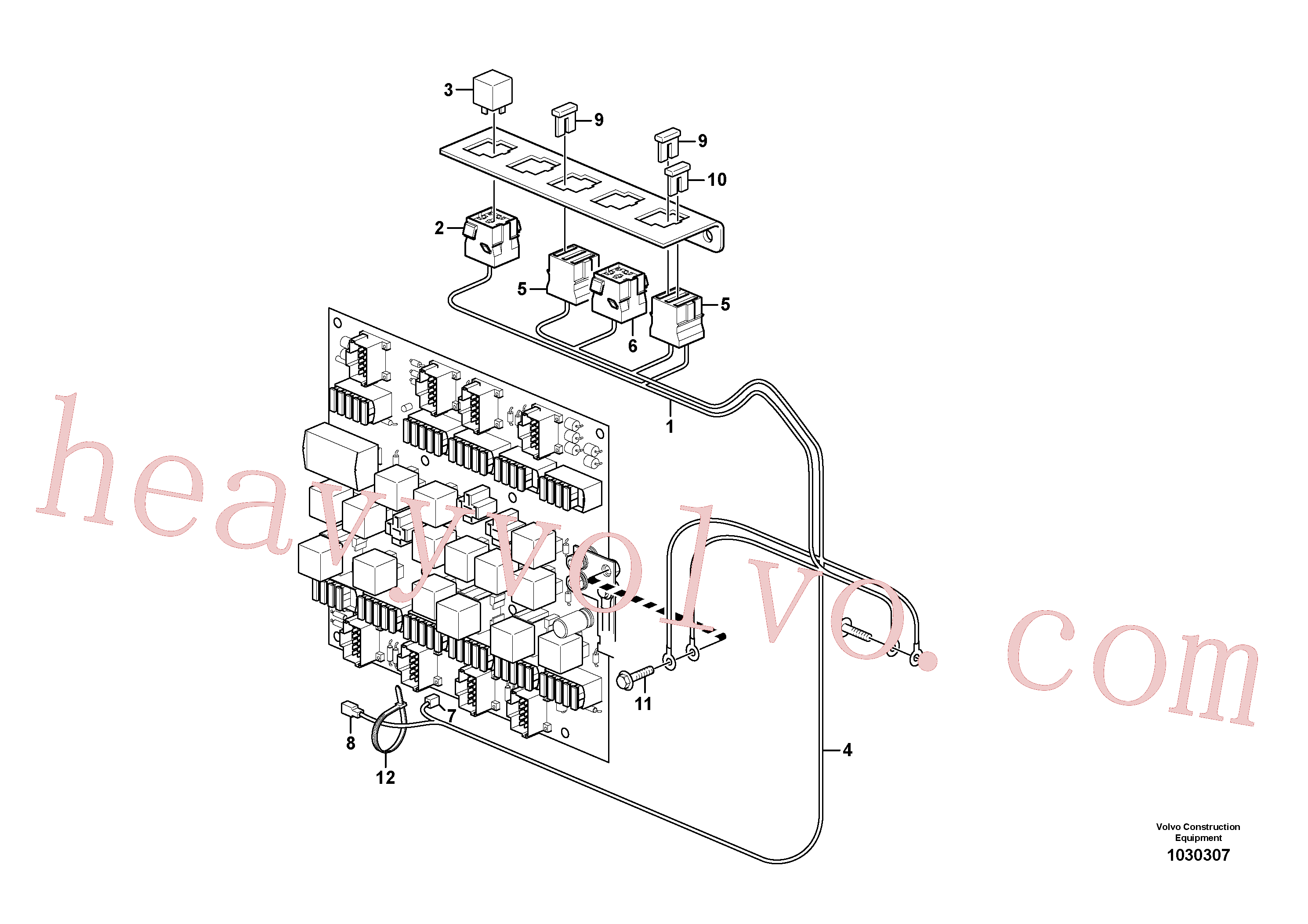 VOE20374662 for Volvo Cable harness, heating fuel filter(1030307 assembly)