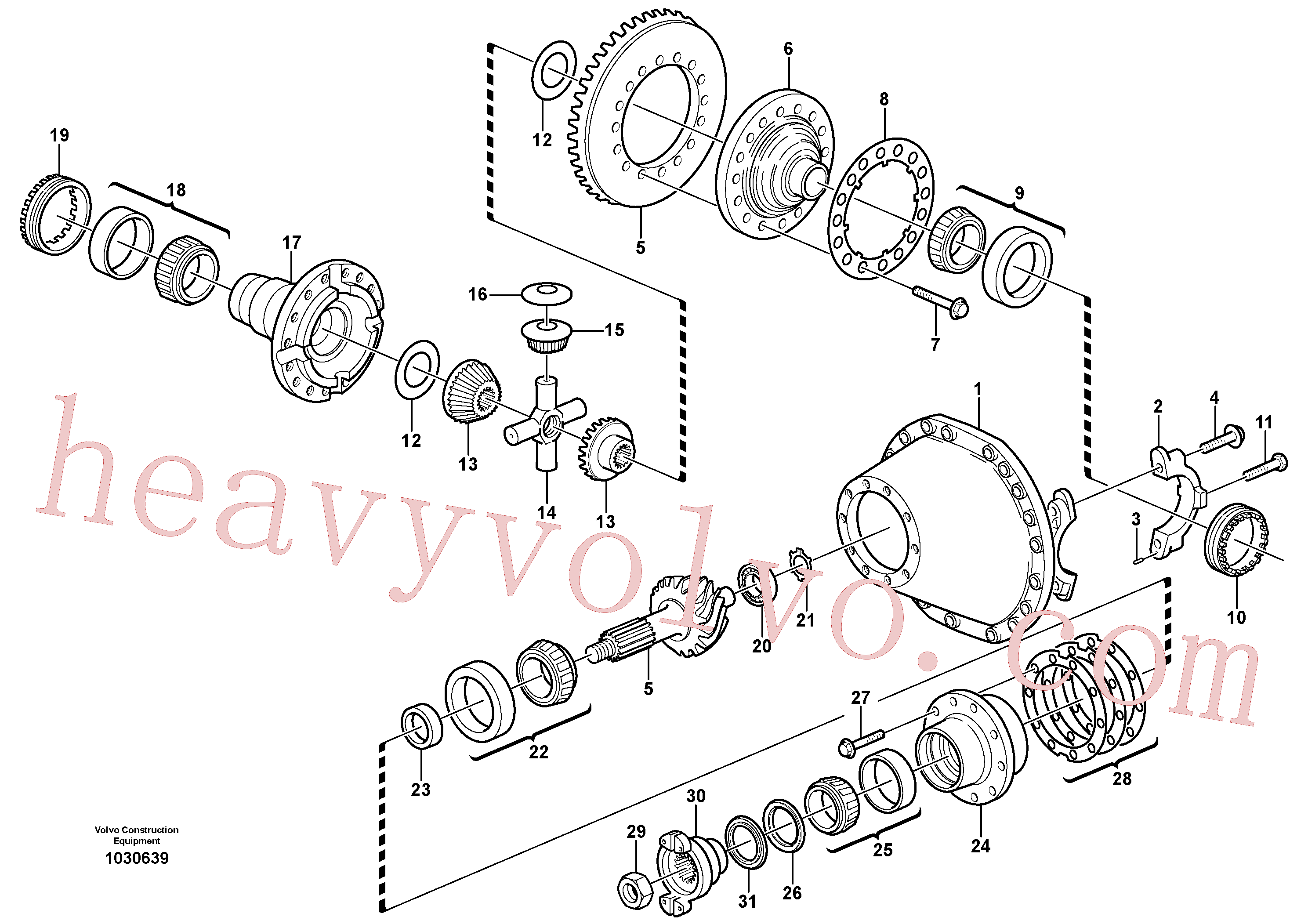 VOE81241441 for Volvo Final drive(1030639 assembly)