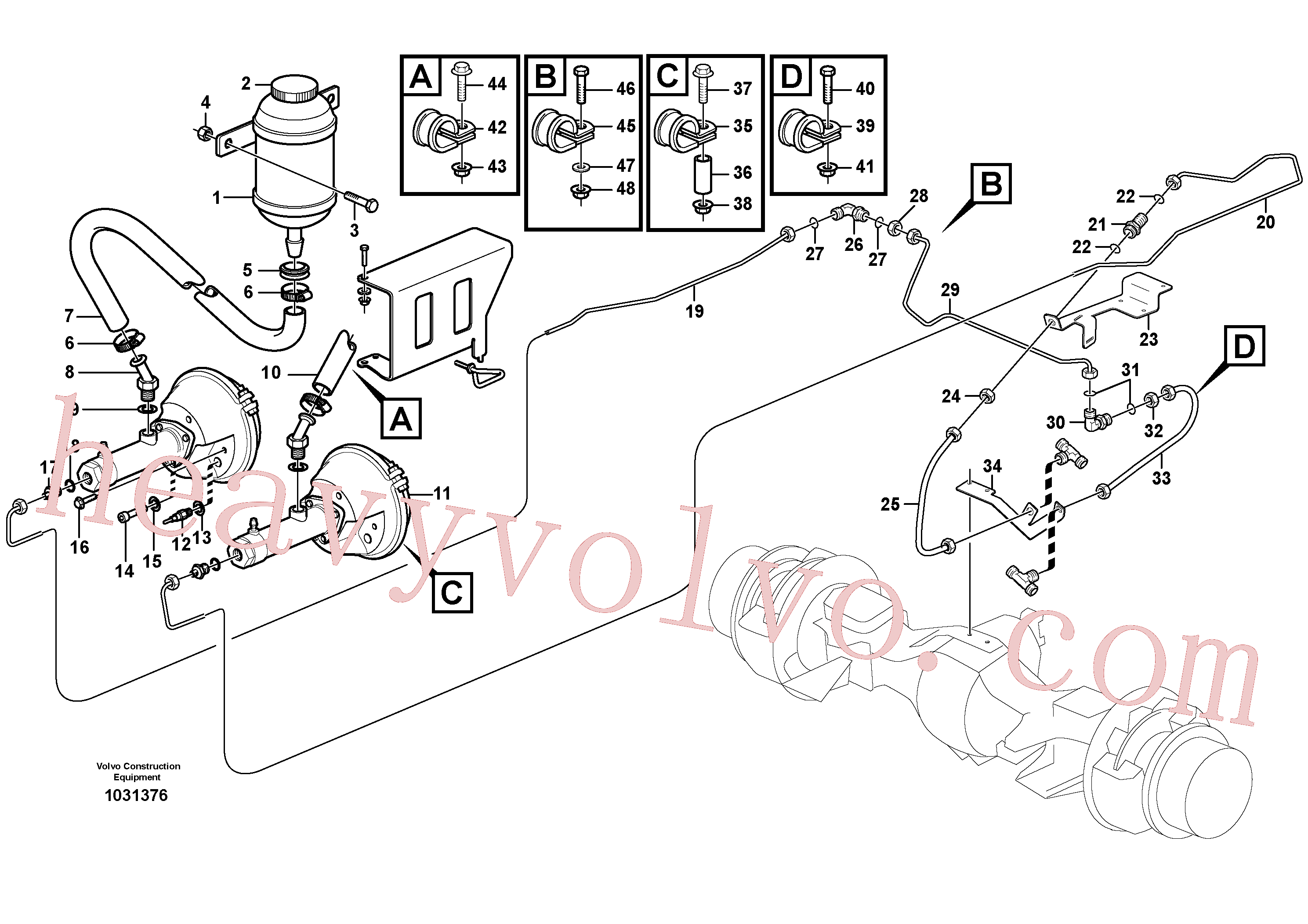 VOE937272 for Volvo Hydraulic brake system, motor unit(1031376 assembly)