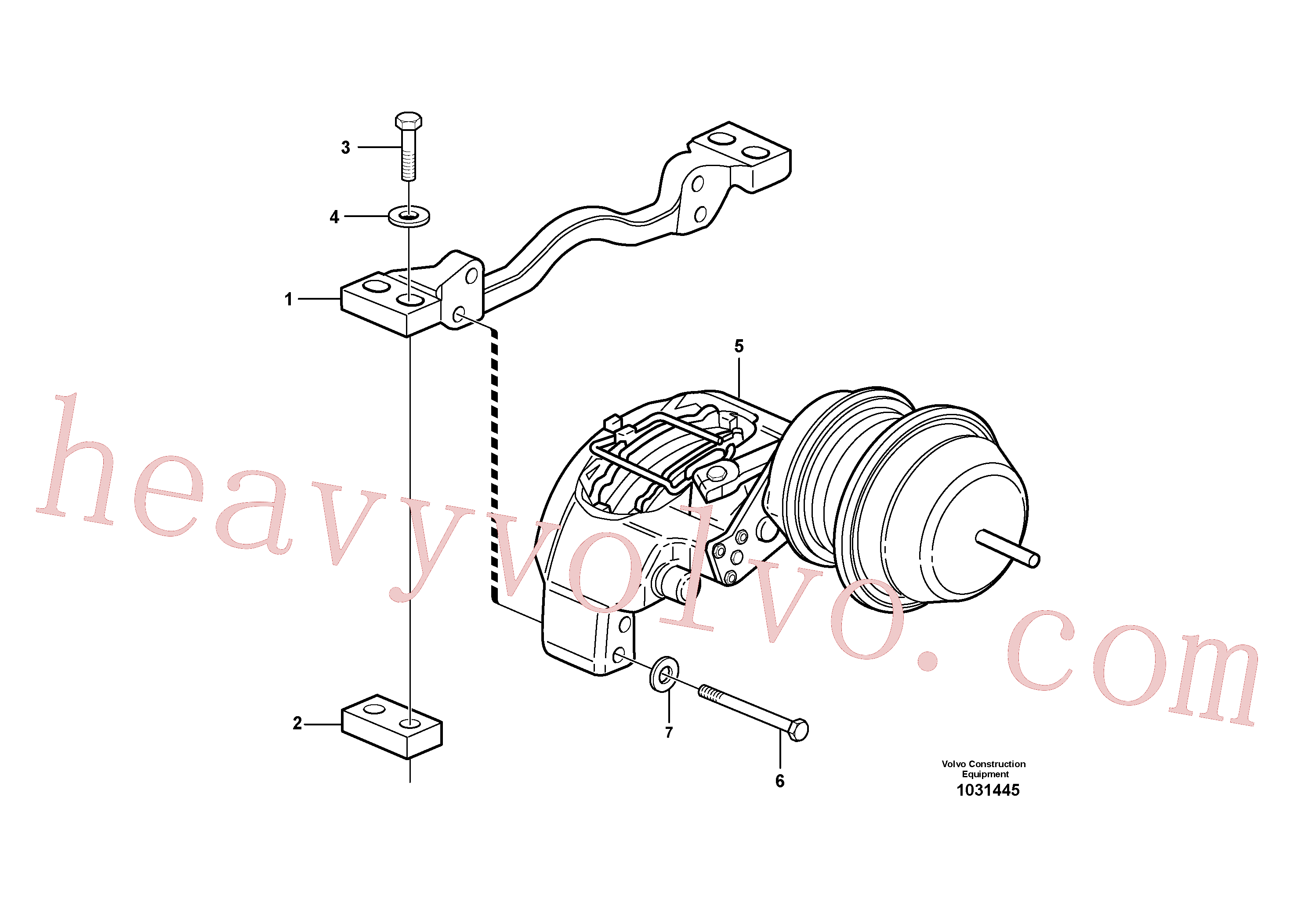 VOE930850 for Volvo Parking brake(1031445 assembly)