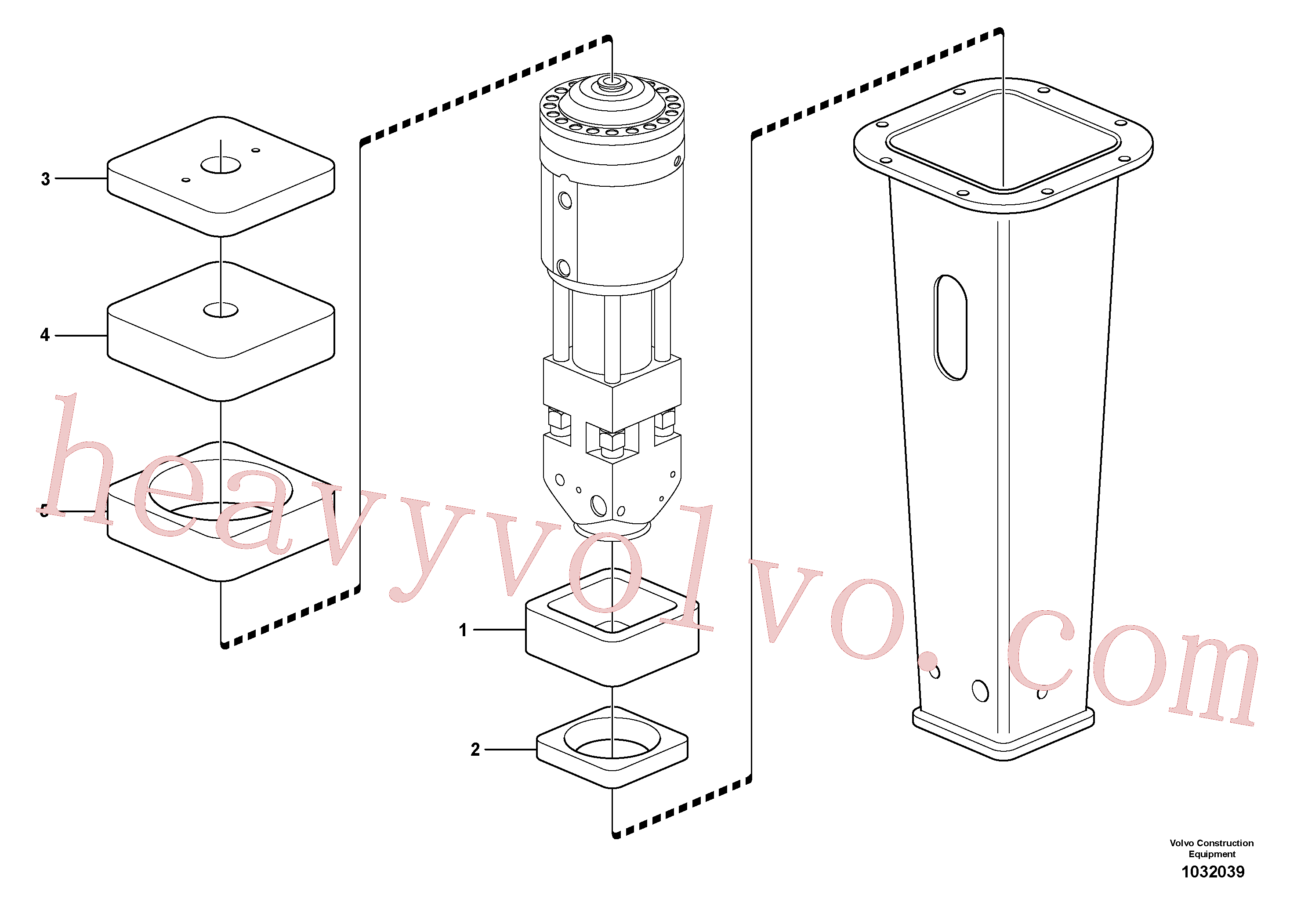 VOE15021762 for Volvo Hammer(1032039 assembly)