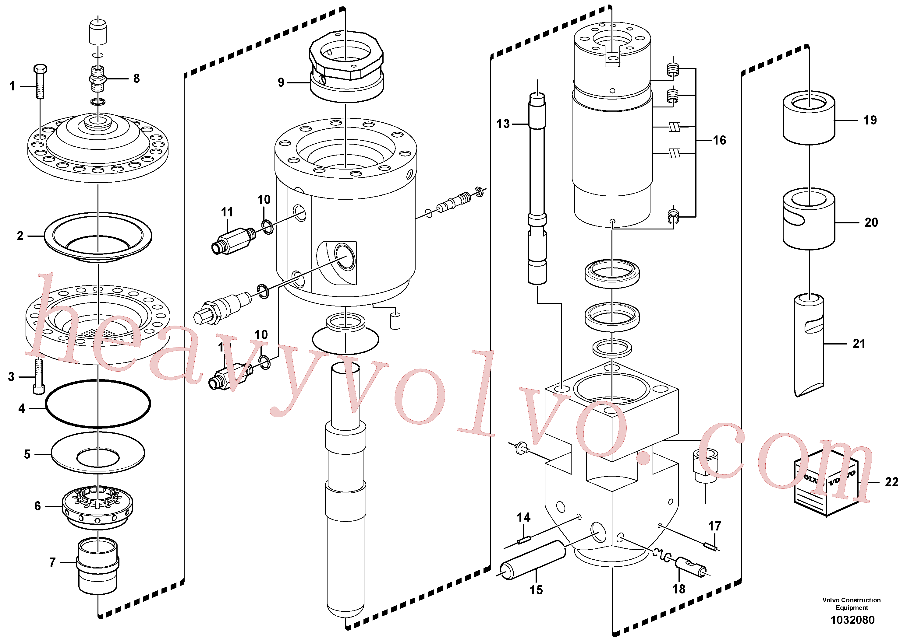 VOE11716209 for Volvo Hammer(1032080 assembly)