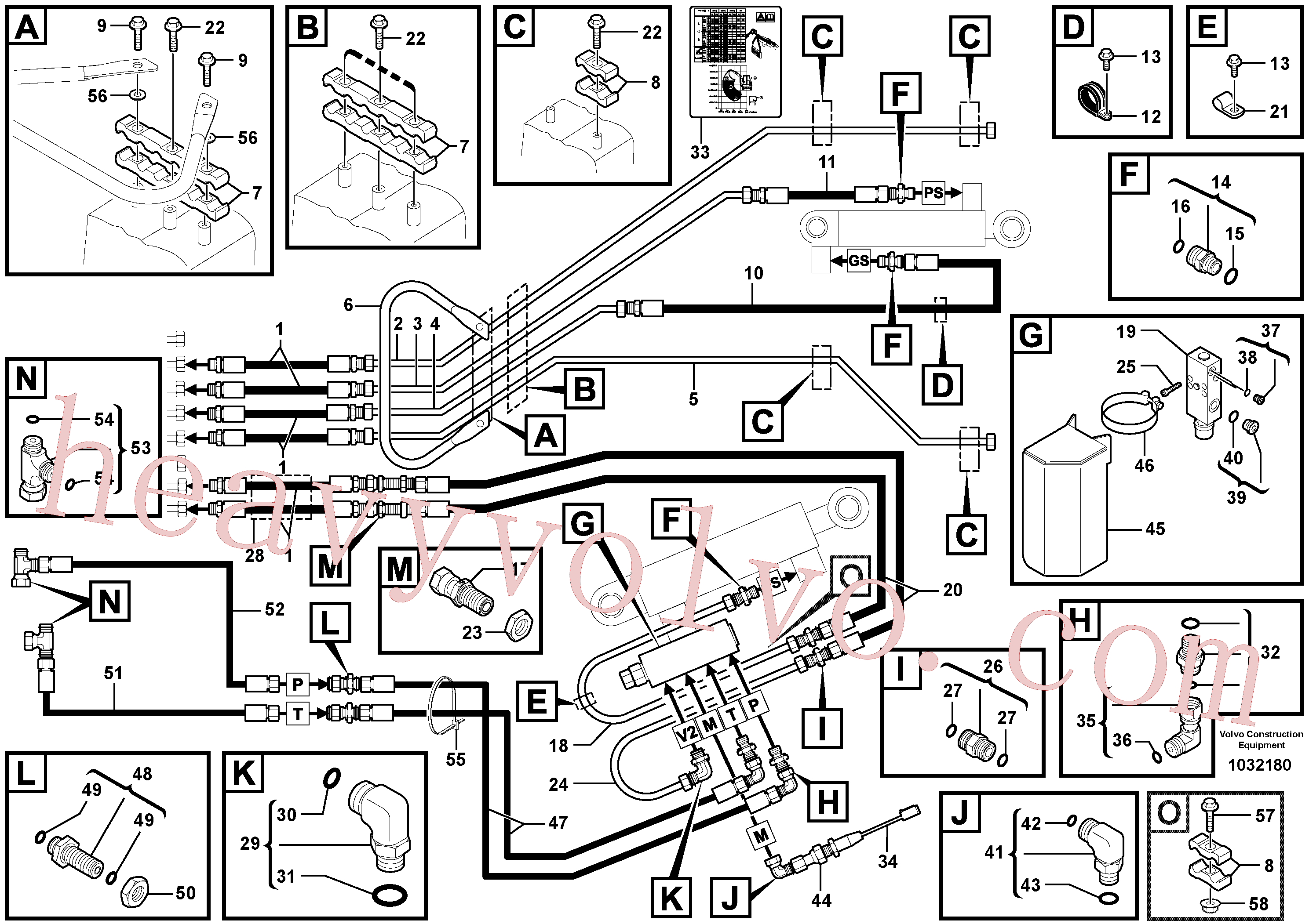 VOE11803587 for Volvo Handling boom(1032180 assembly)