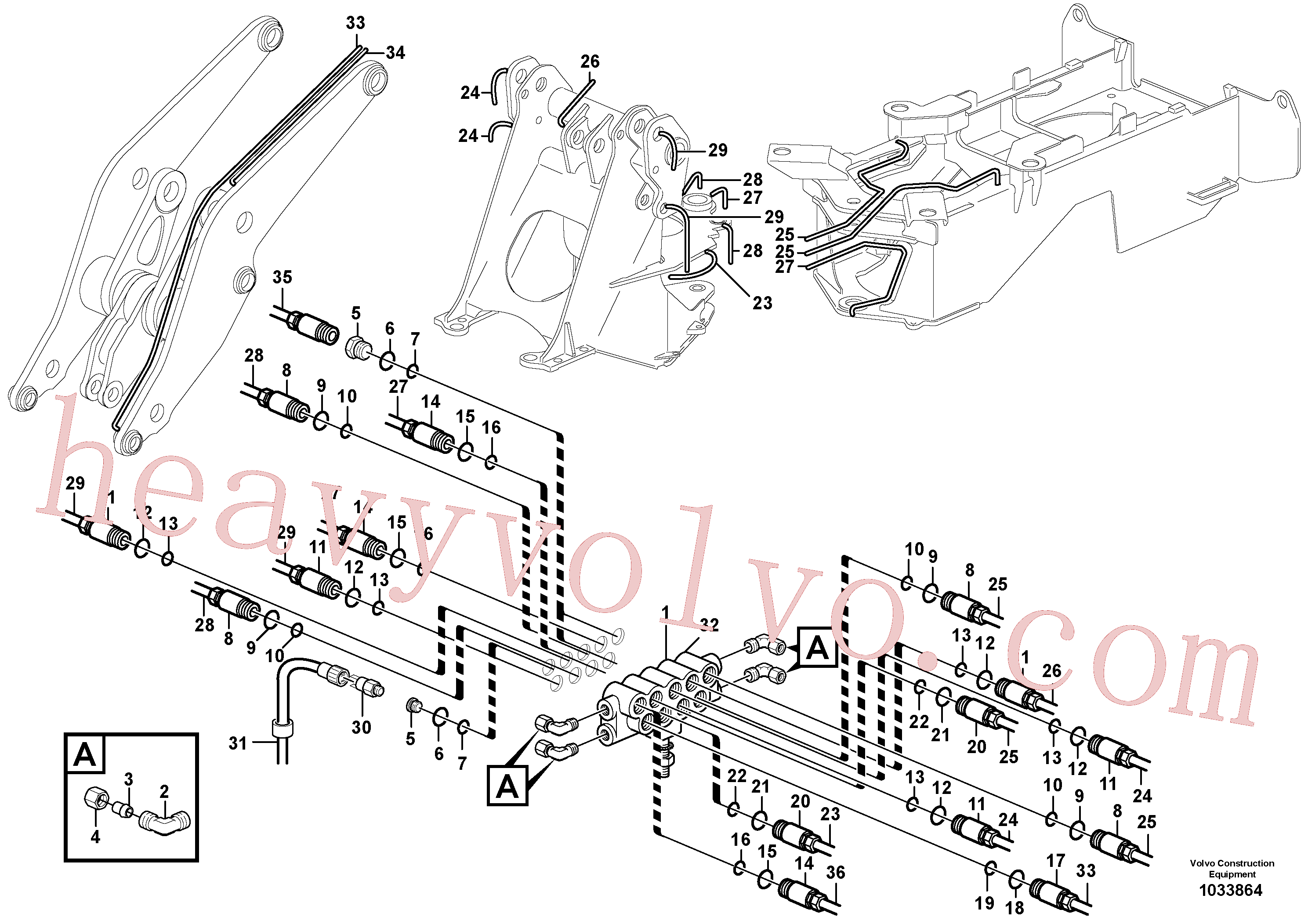 VOE11432340 for Volvo Distribution block, B1(1033864 assembly)