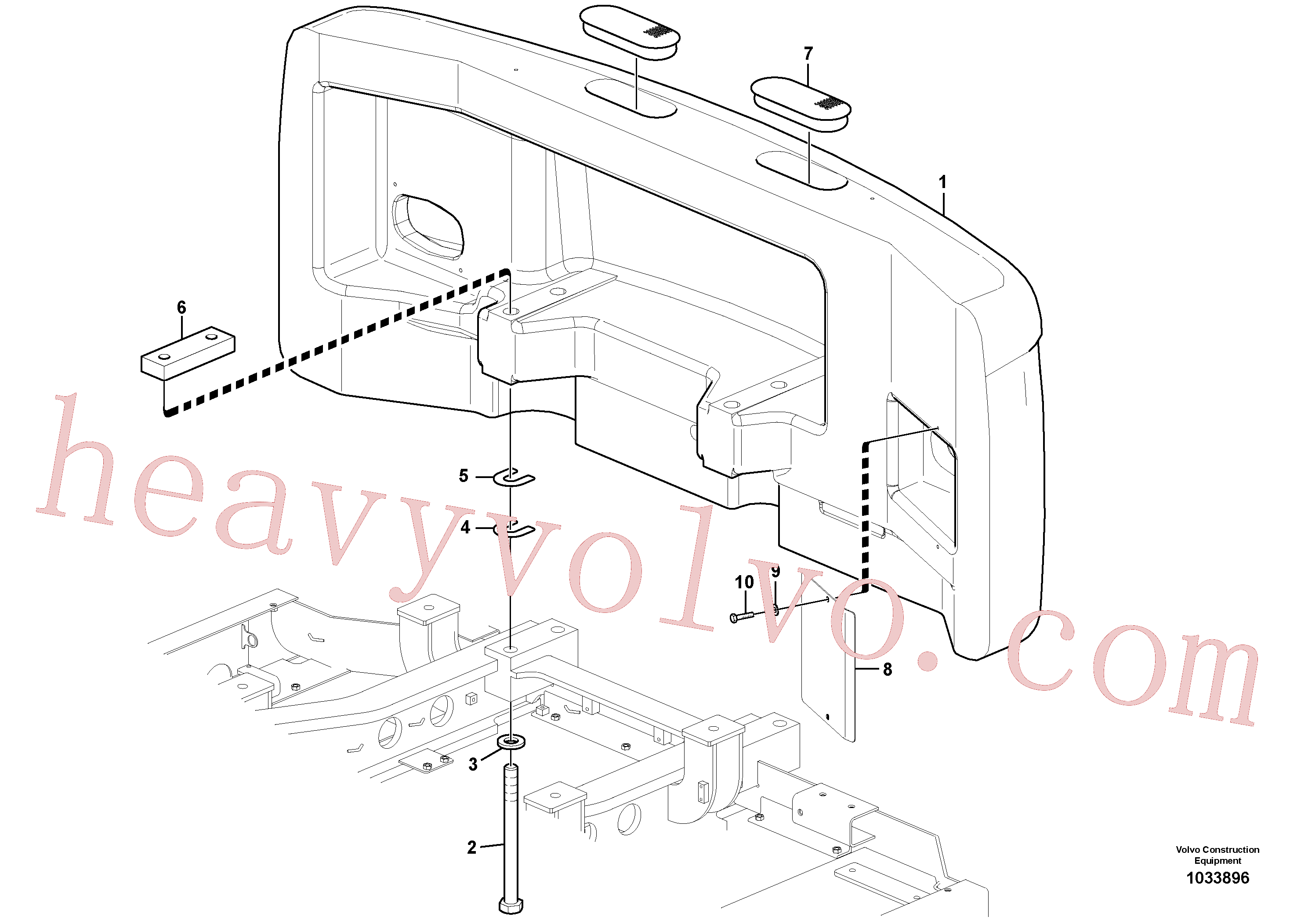 SA9211-30000 for Volvo Counterweights(1033896 assembly)