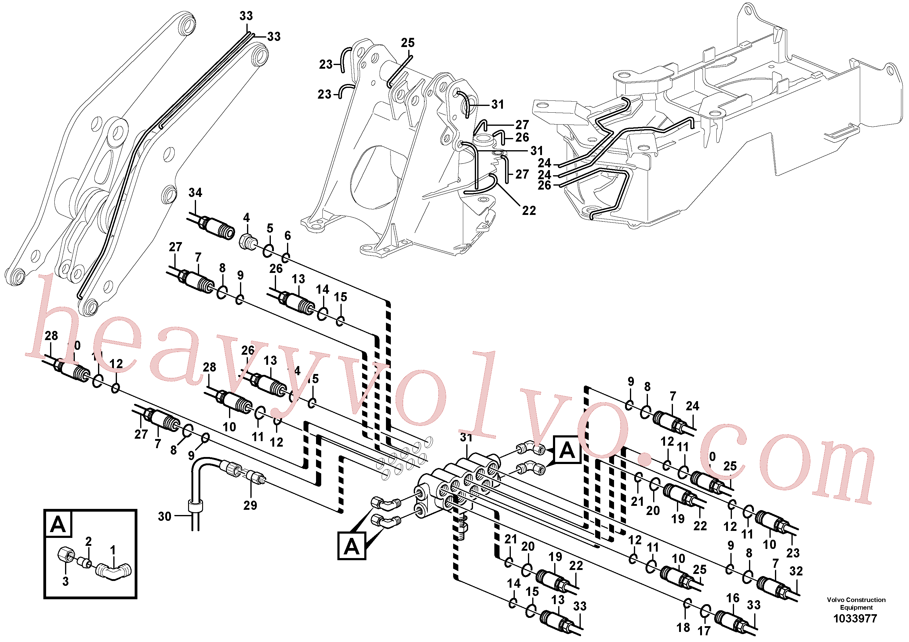 VOE11432340 for Volvo Distribution block, B1(1033977 assembly)