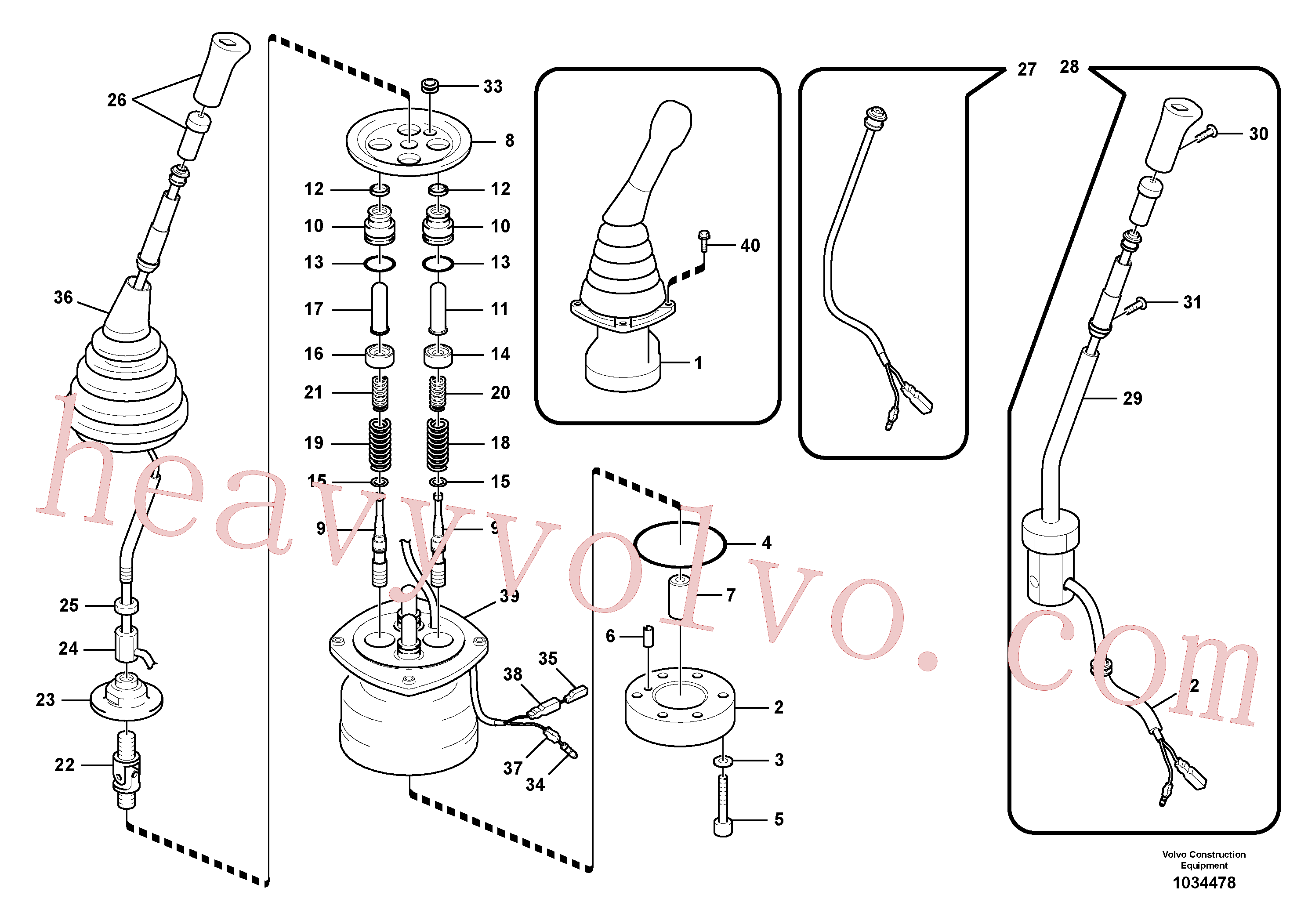 VOE14512873 for Volvo Servo system, remote control valve(1034478 assembly)