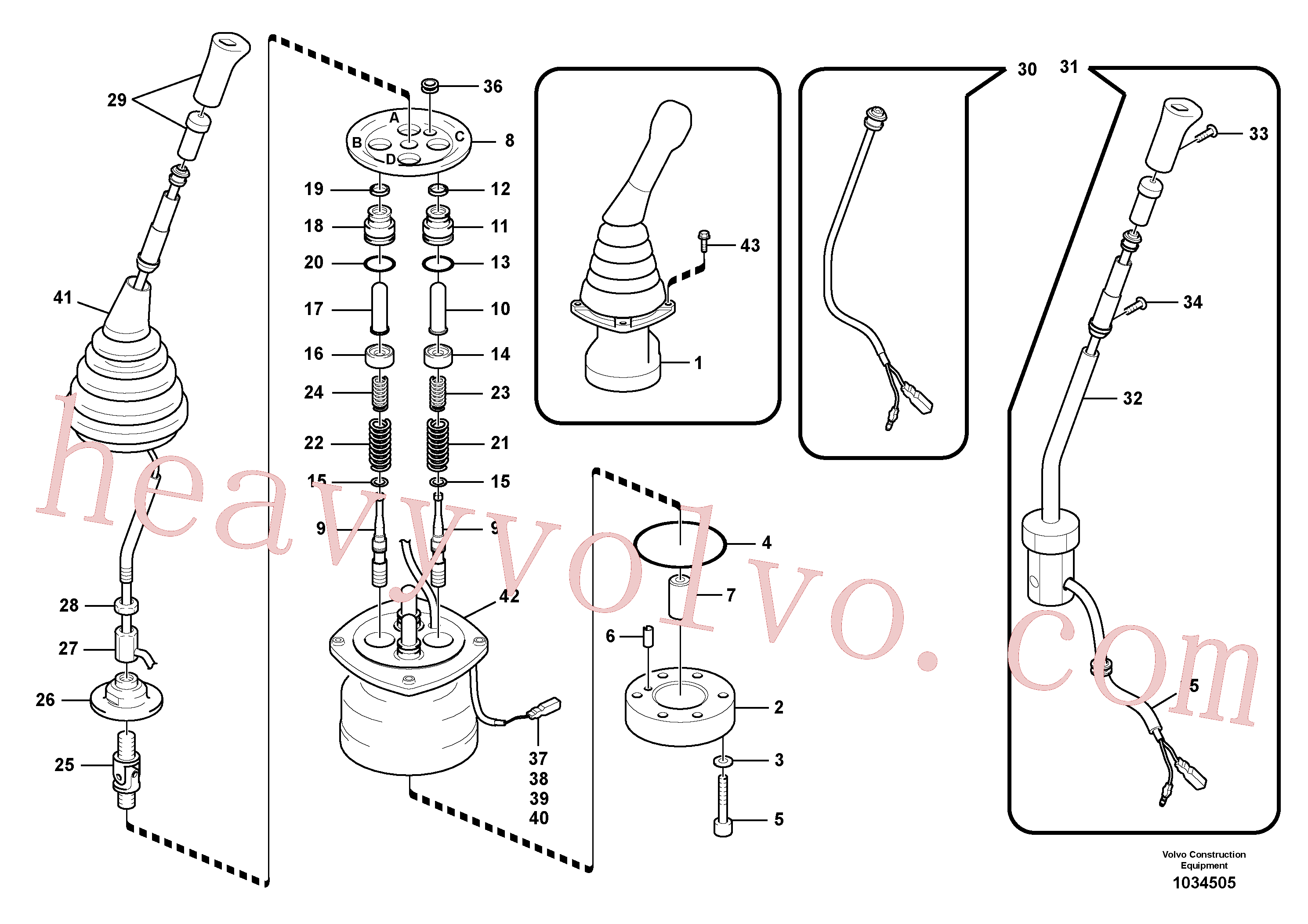 VOE14576329 for Volvo Servo system, remote control valve(1034505 assembly)