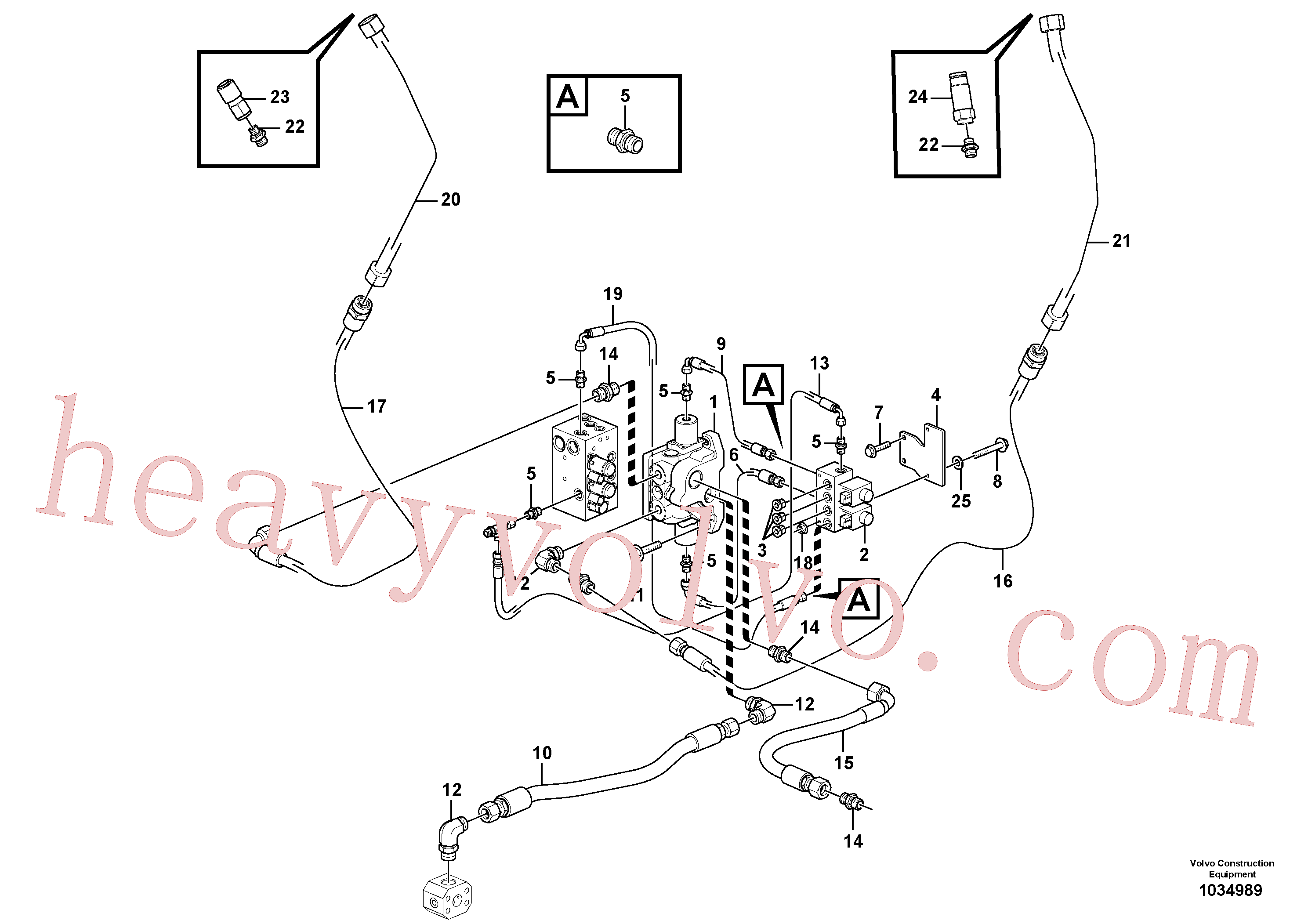 VOE11713203 for Volvo Optional hydraulic equipment(1034989 assembly)