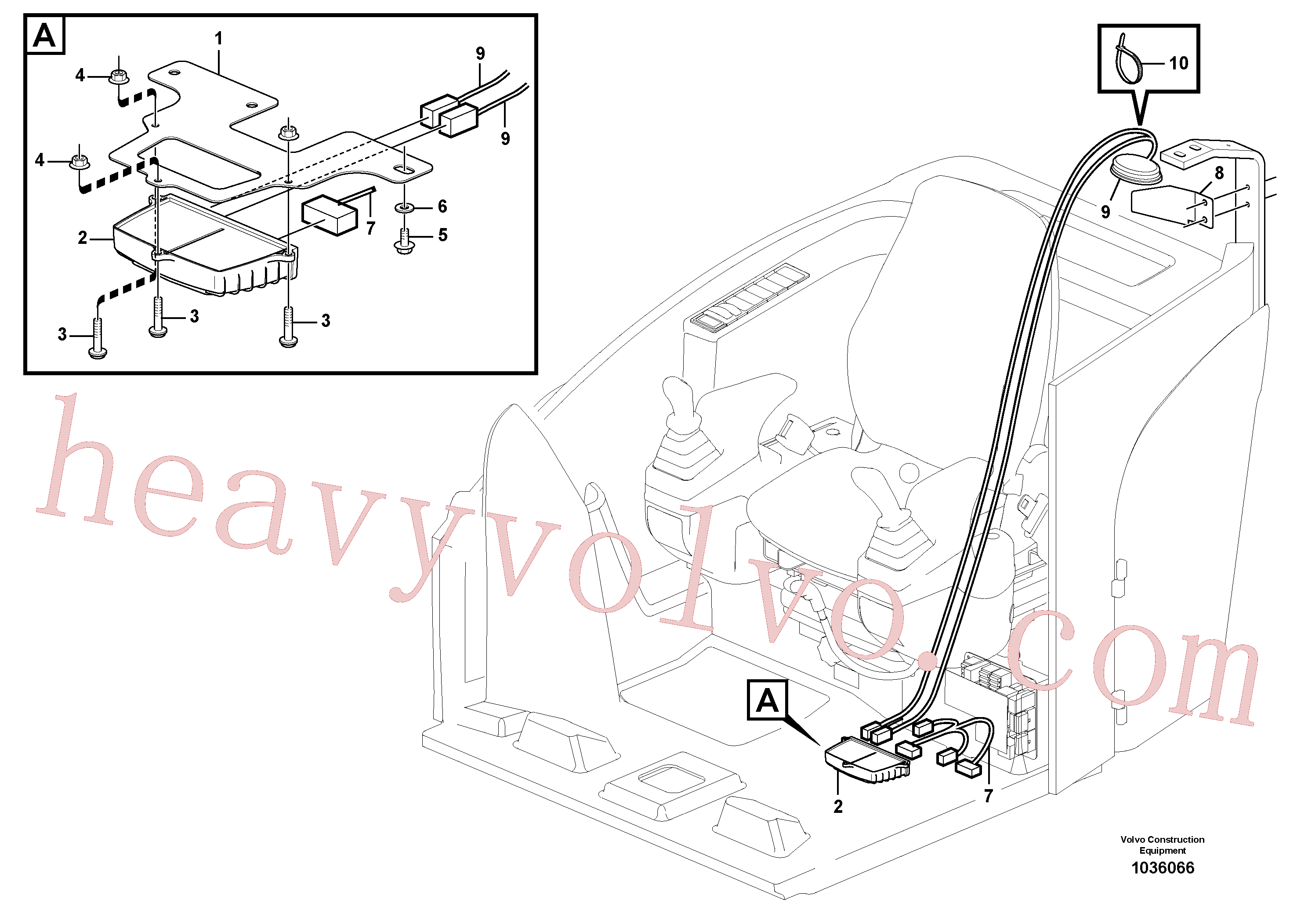 SA9011-10503 for Volvo System for wireless electronic controlled communication (telematics)(1036066 assembly)