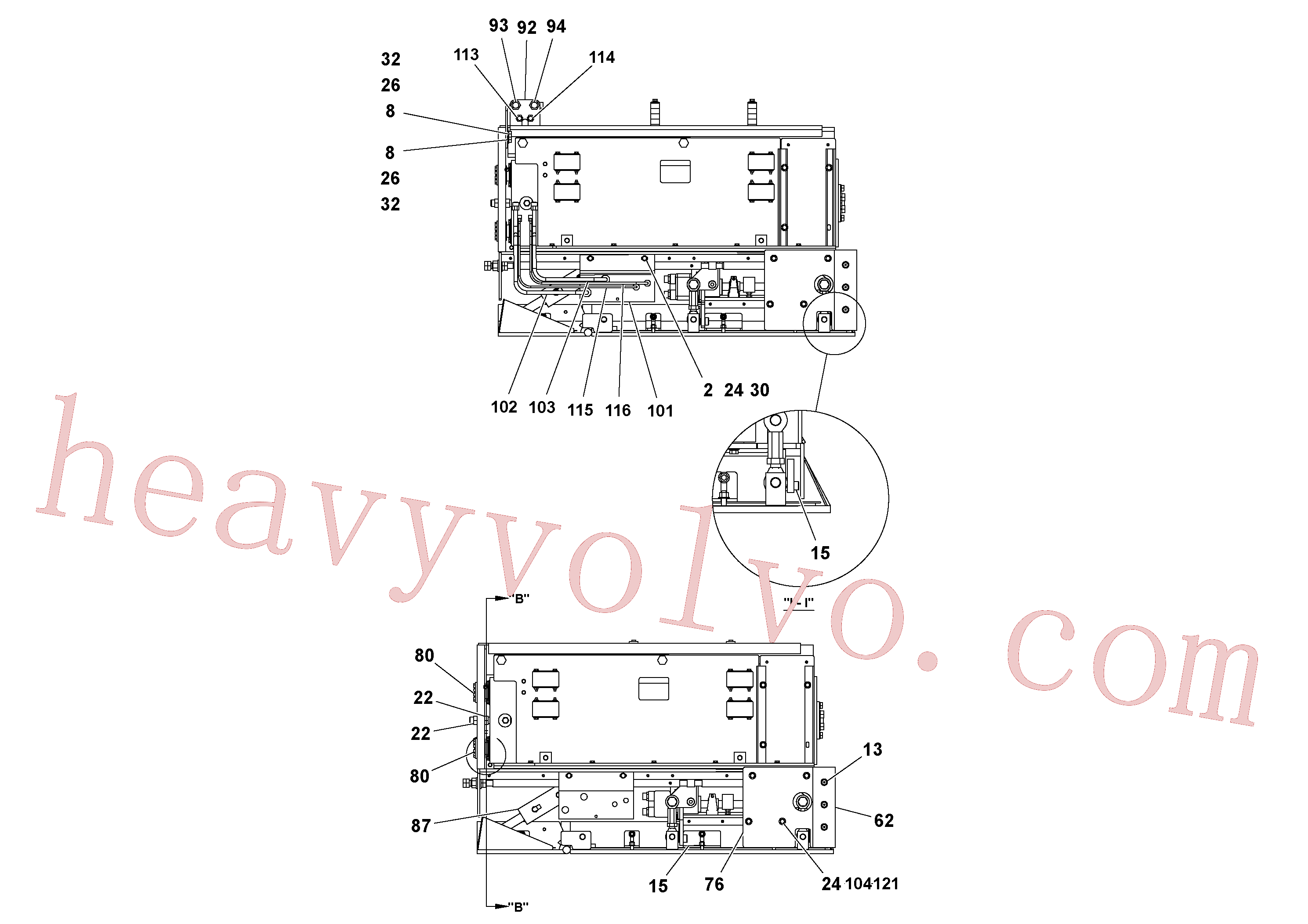 RM59961821 for Volvo 4 Extension Assembly(1036856 assembly)