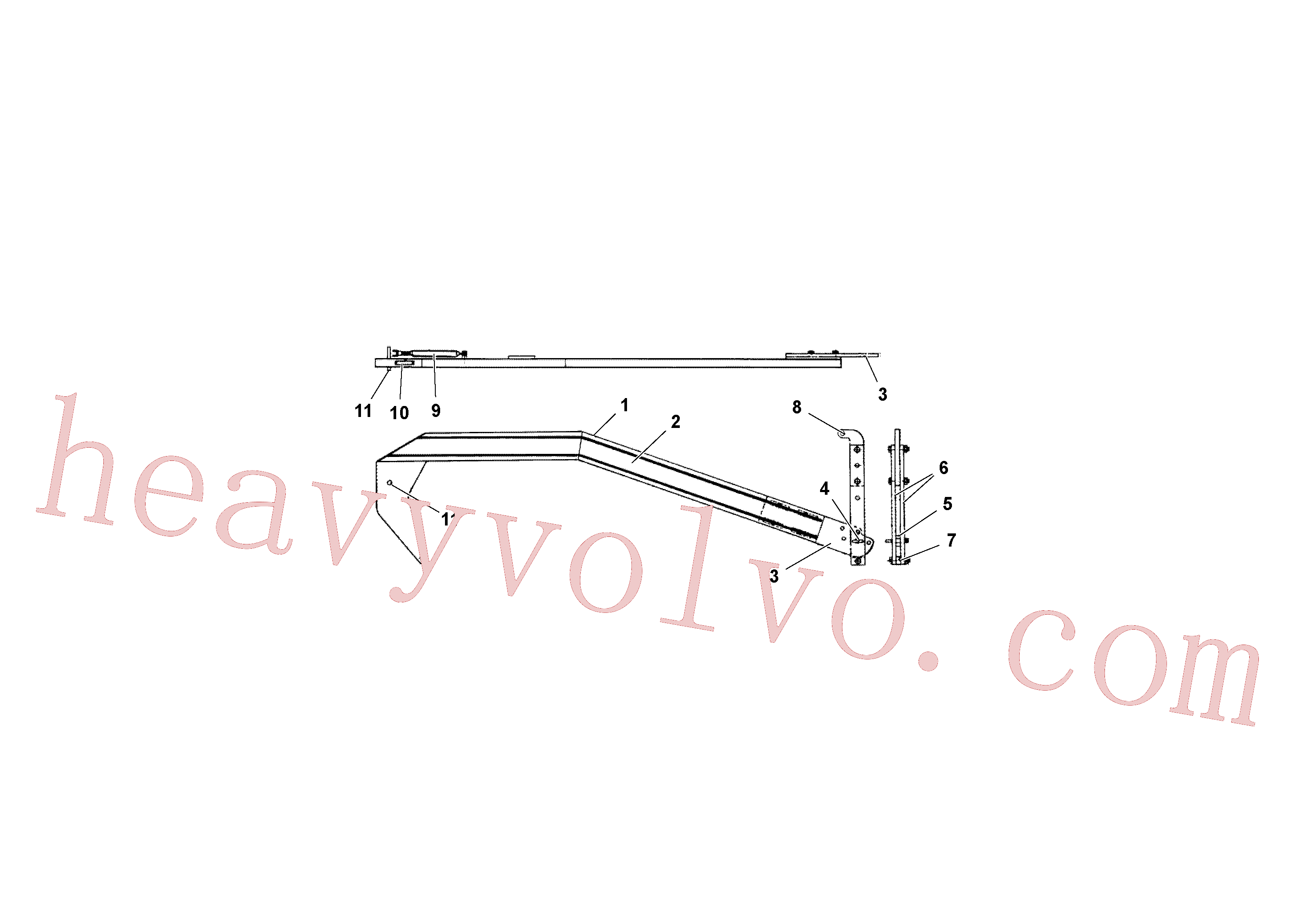 RM20930939 for Volvo Side Arm Arrangement(1039450 assembly)