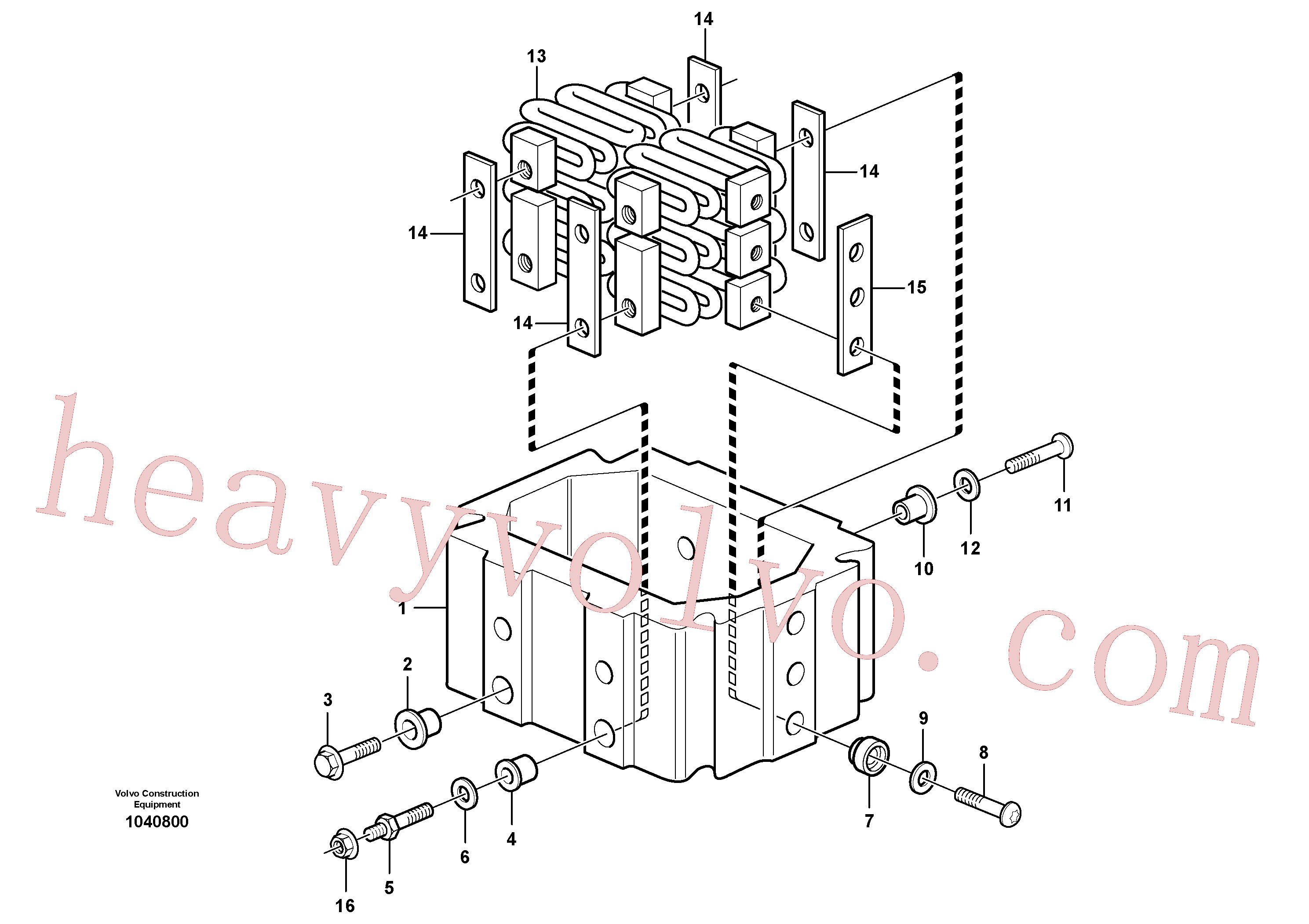 VOE192288 for Volvo Pre-heater(1040800 assembly)