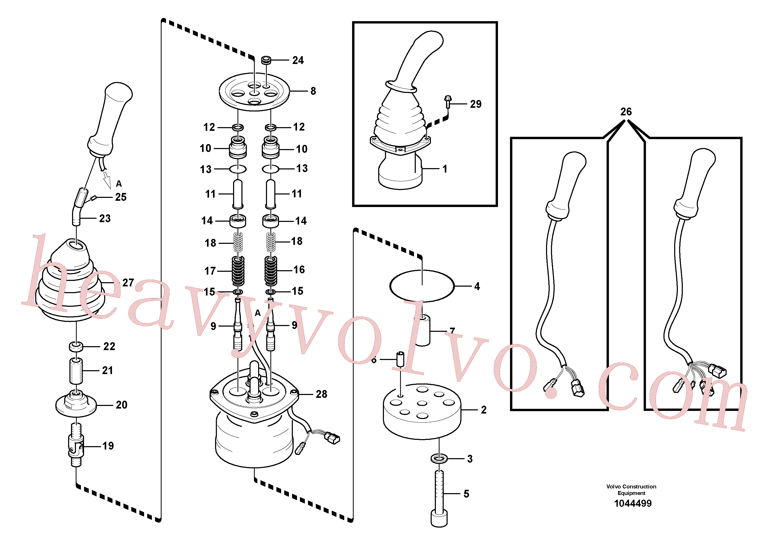 SA8230-37060 for Volvo Servo system, remote control valve(1044499 assembly)