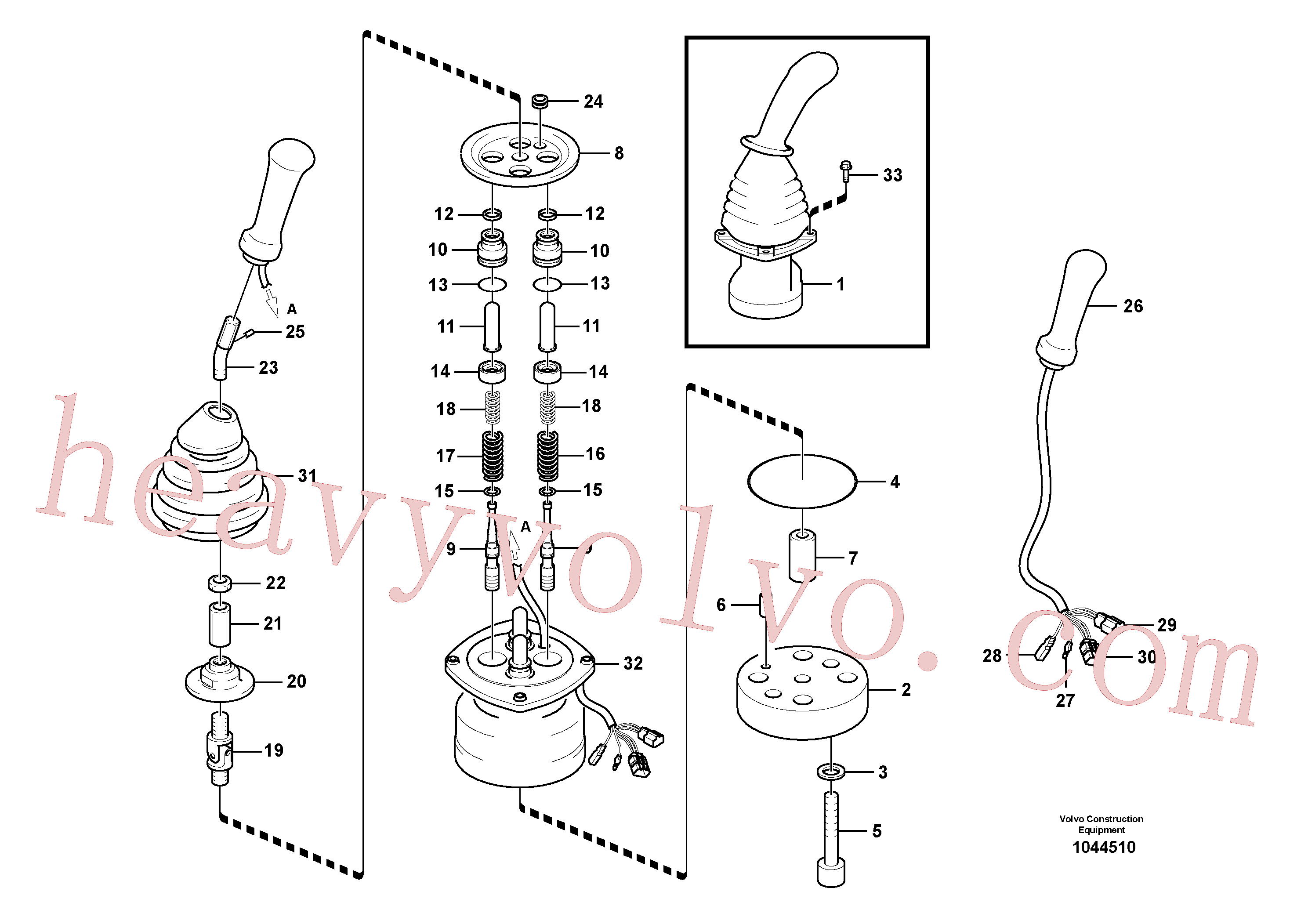 SA8230-36770 for Volvo Servo system, remote control valve(1044510 assembly)