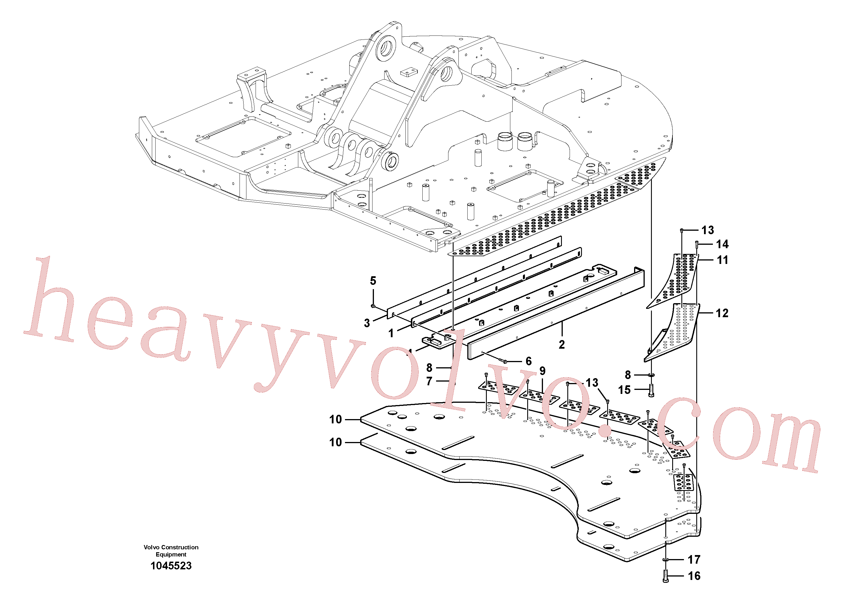 VOE965194 for Volvo Walk Way(1045523 assembly)