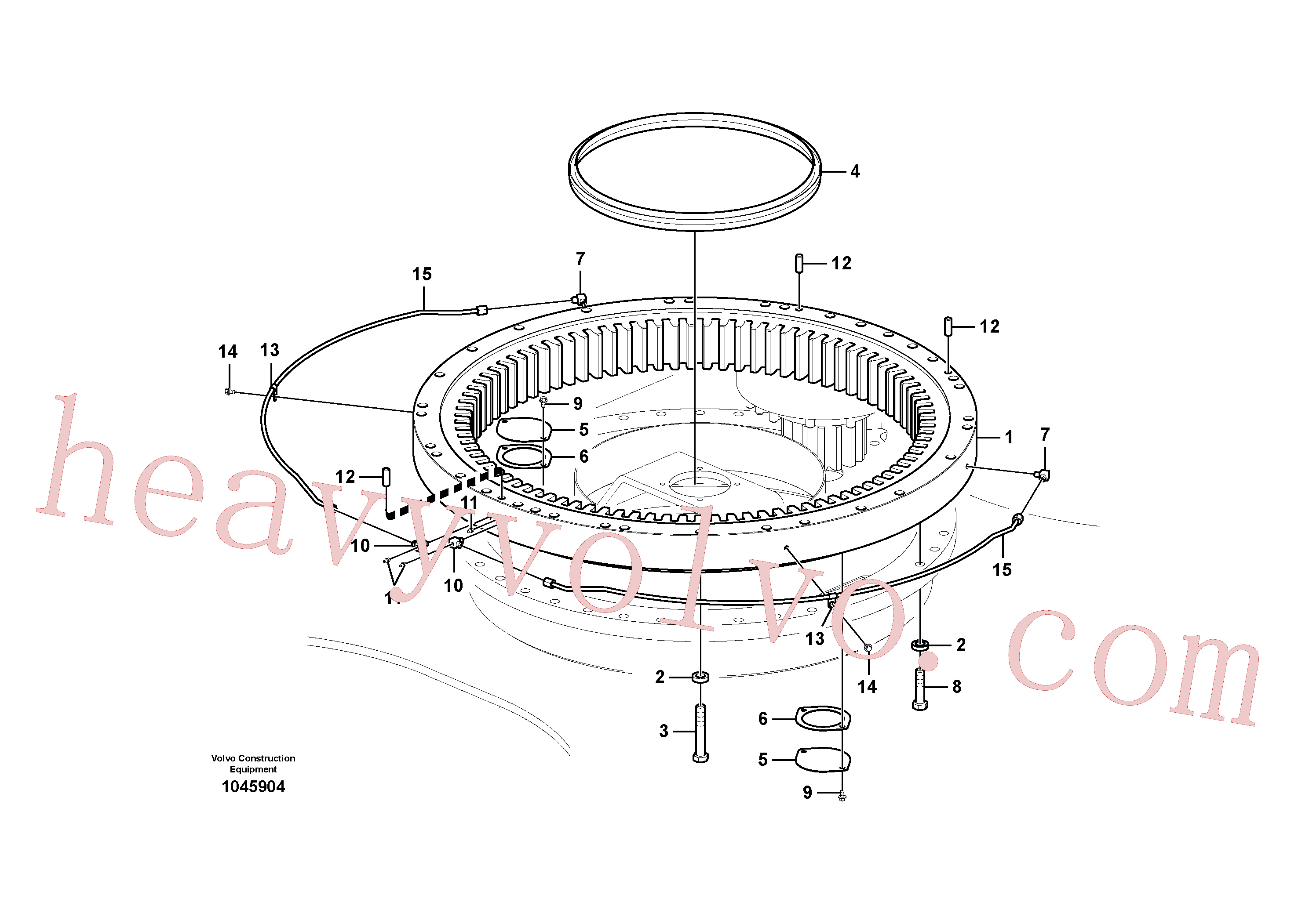 SA9011-22423 for Volvo Swing system(1045904 assembly)