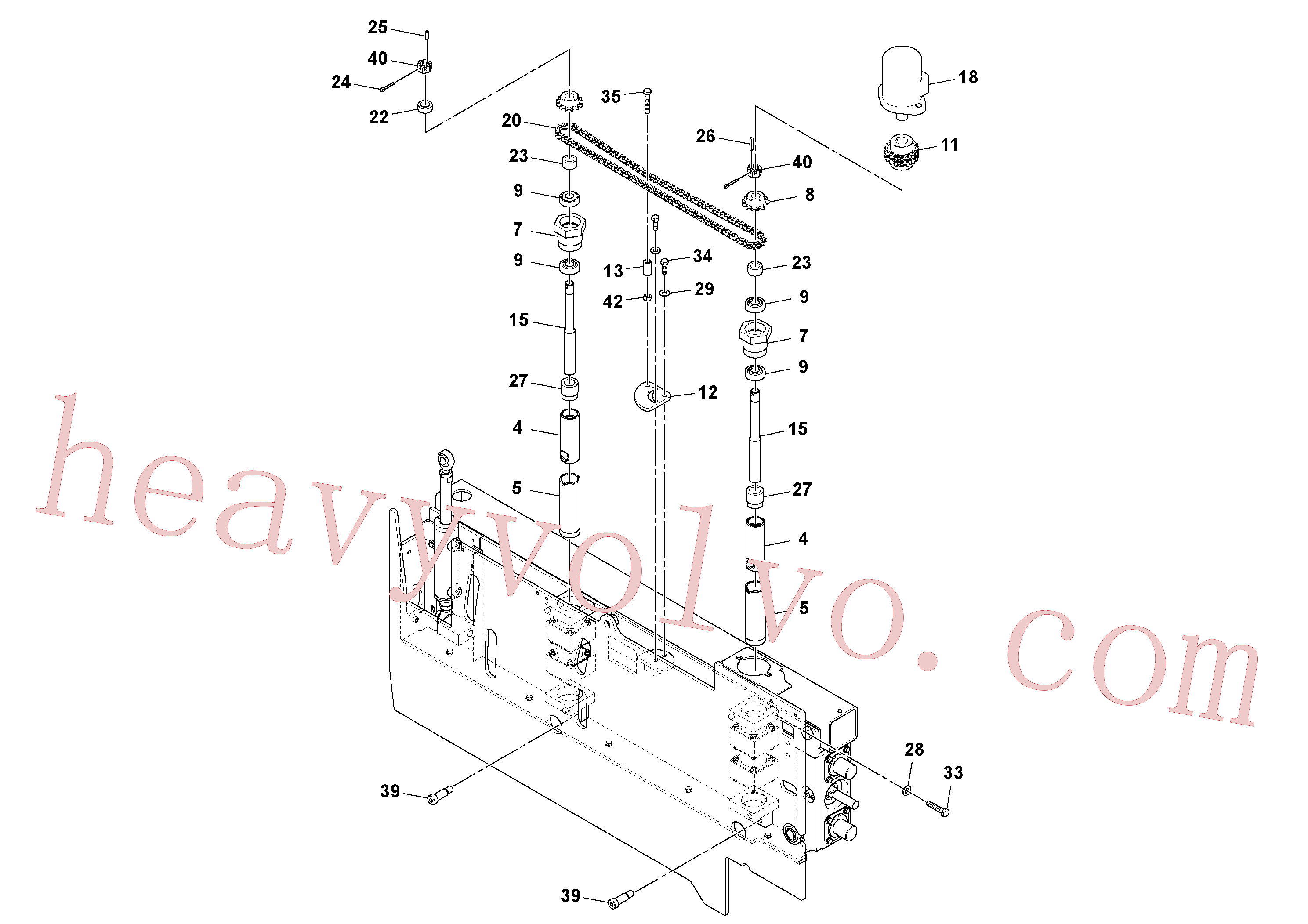 RM20313581 for Volvo Extension Assembly(1045978 assembly)