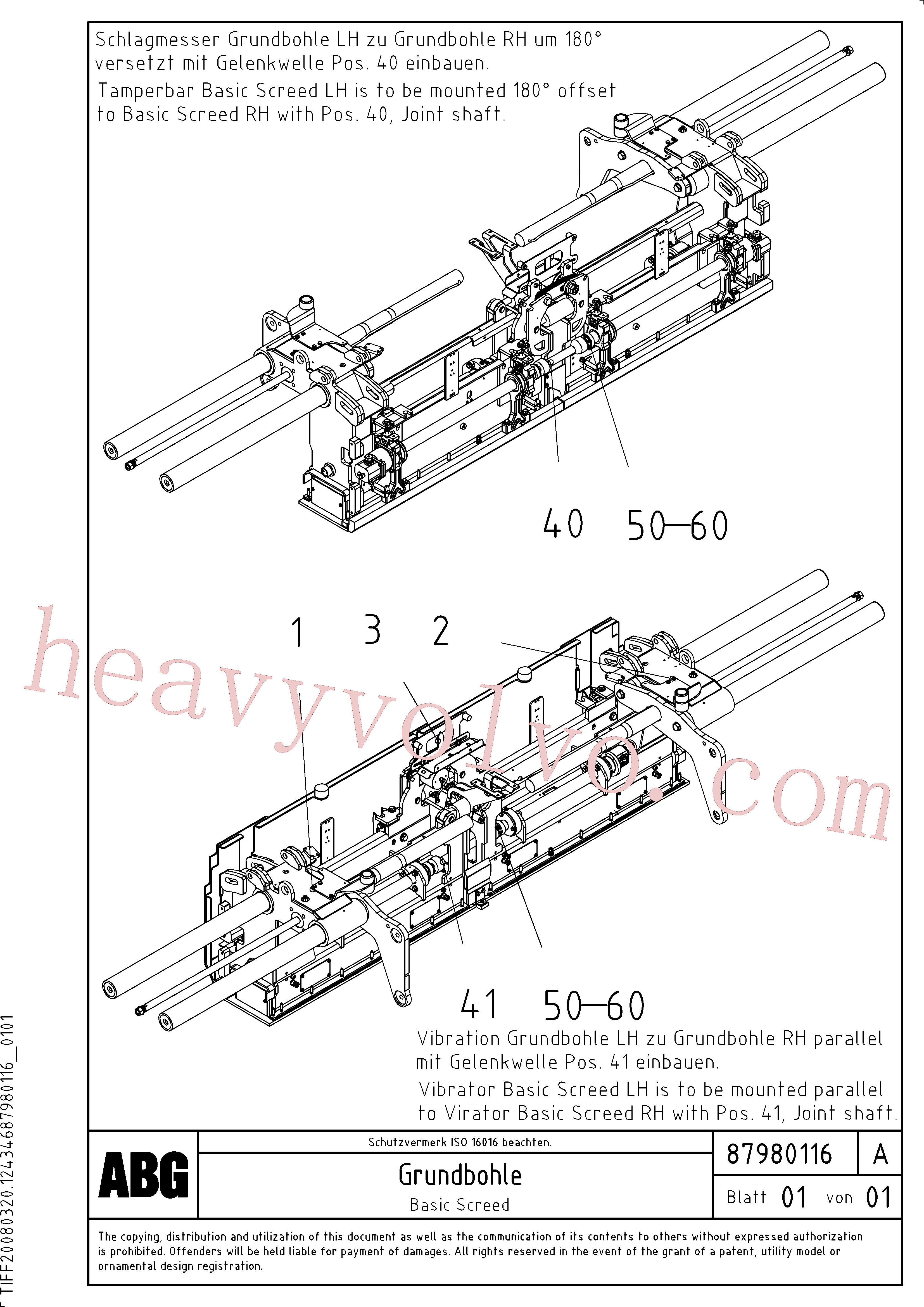 RM54407218 for Volvo Basic screed and crown control(1048235 assembly)