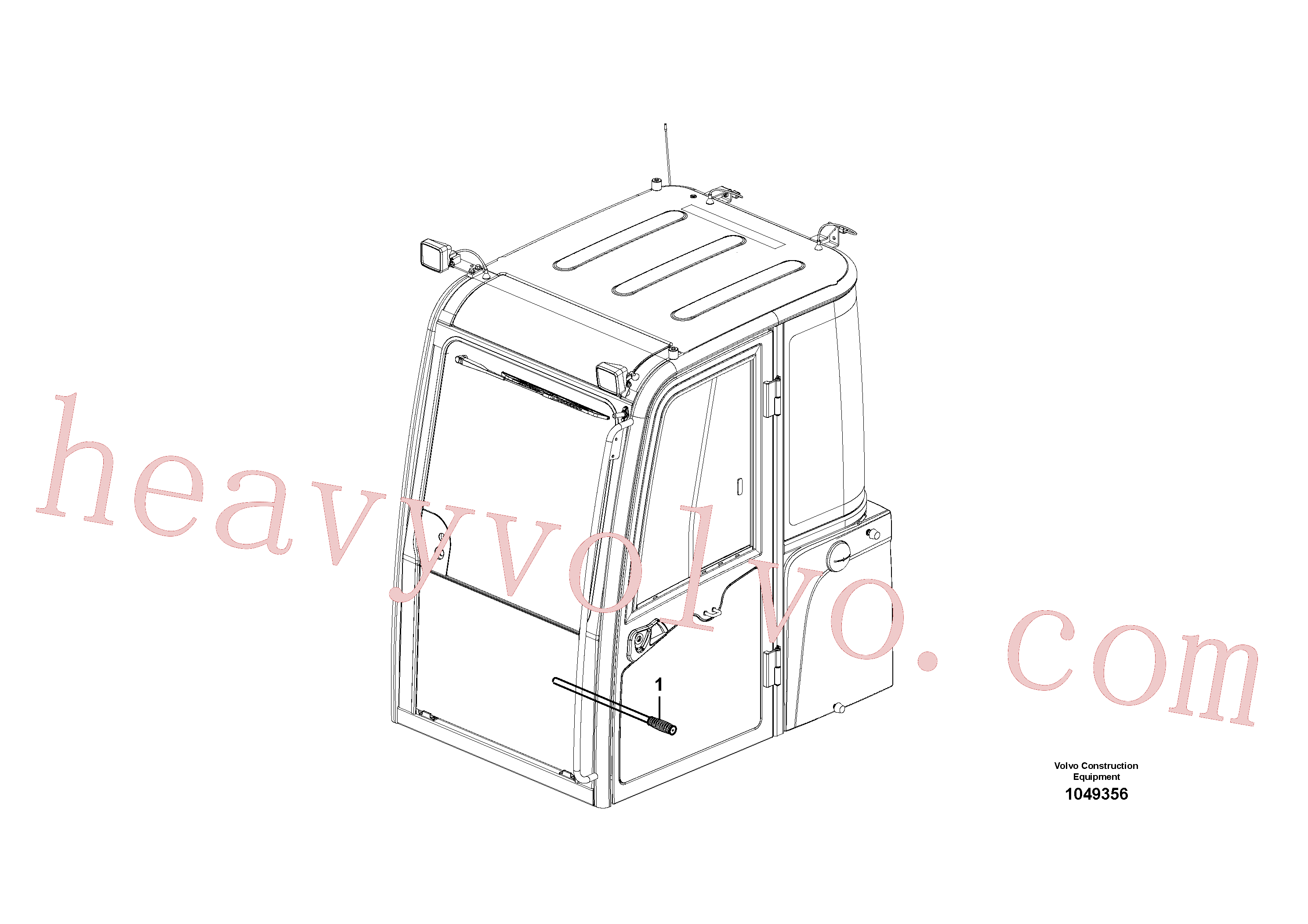 VOE15623585 for Volvo Attachment bracket, quickfit(1049356 assembly)