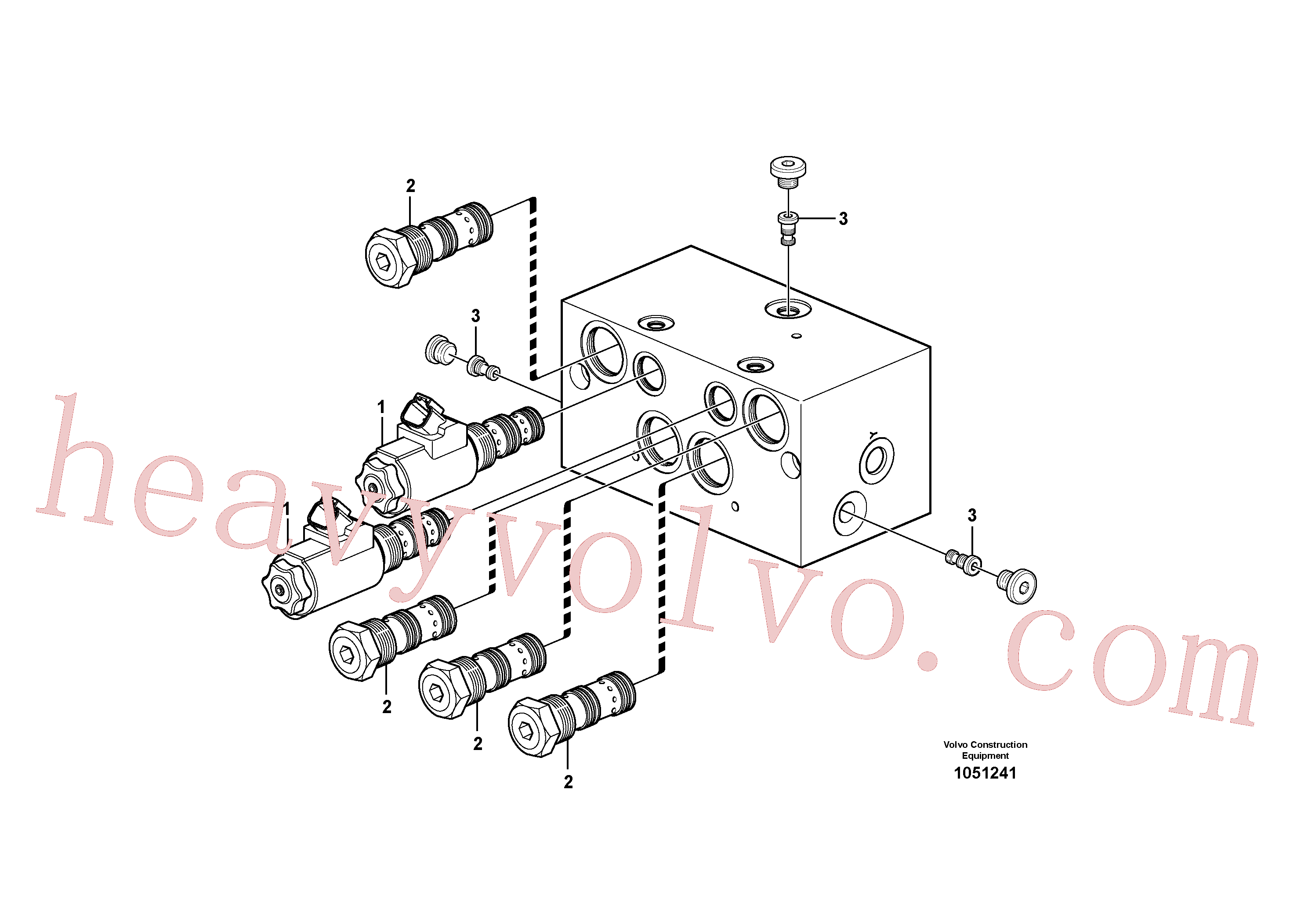 VOE11988448 for Volvo Valve(1051241 assembly)