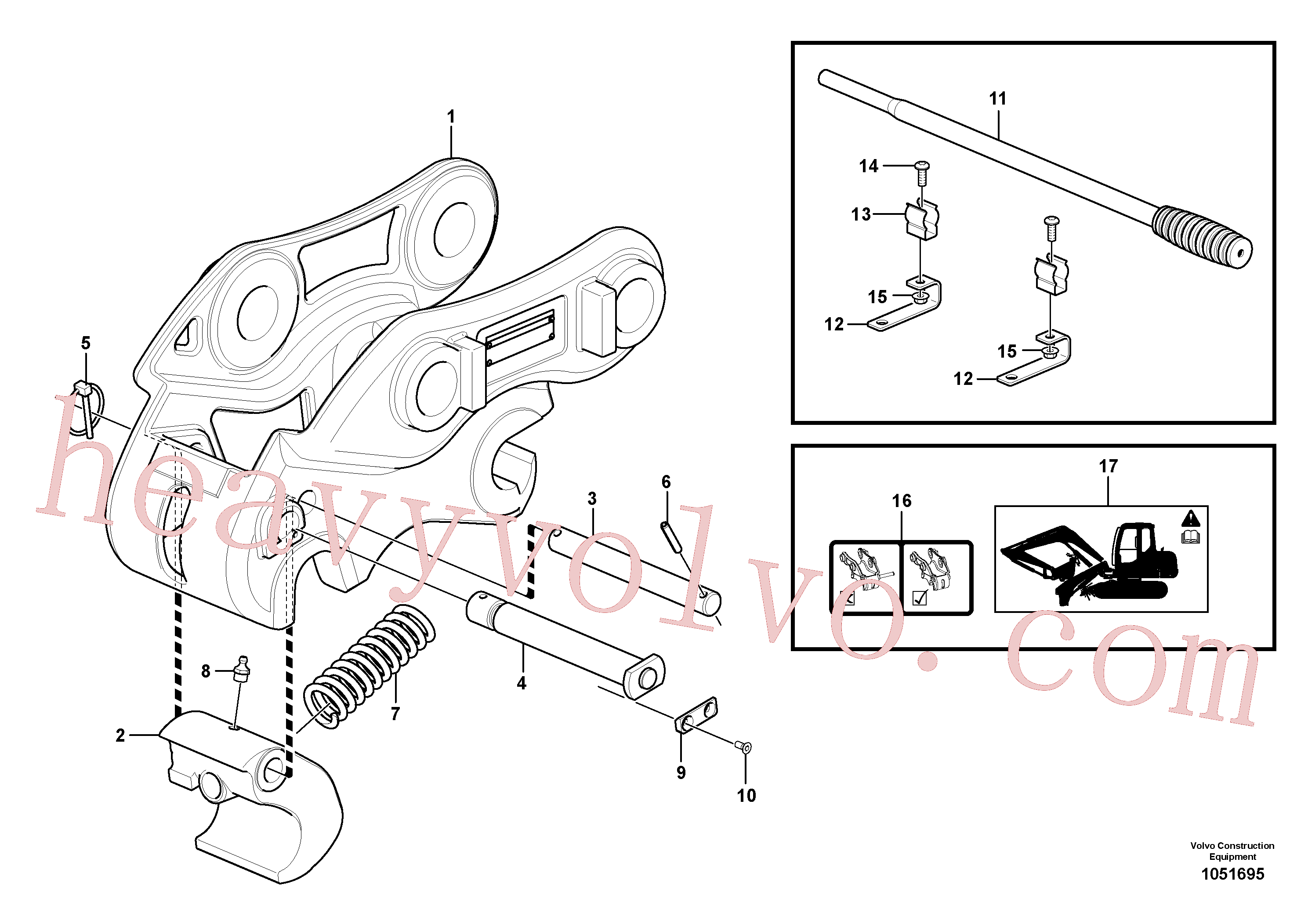 VOE15626808 for Volvo Quickfit, mechanical(1051695 assembly)