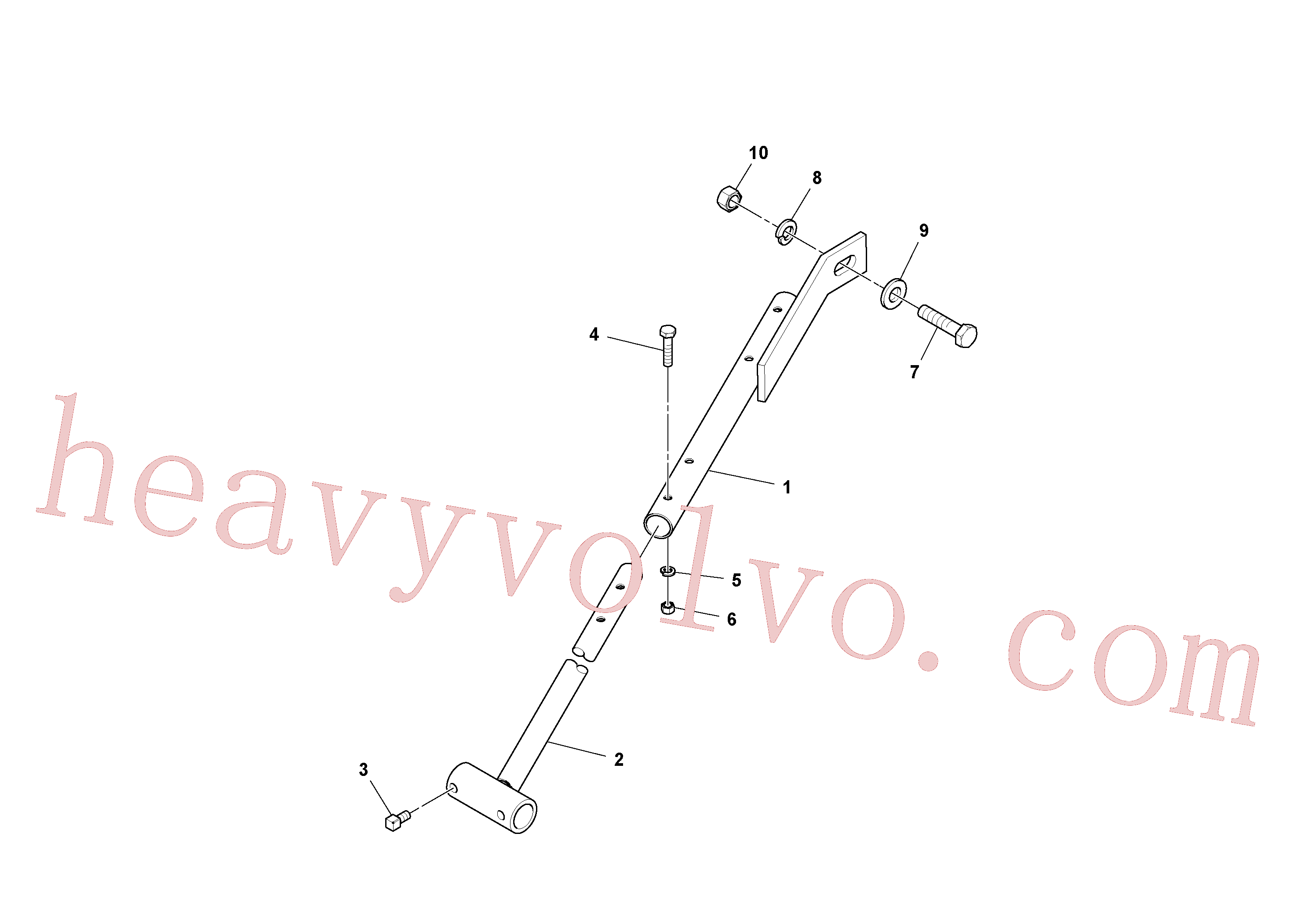 VOE14015106 for Volvo Floating Beam Arrangement(1052138 assembly)