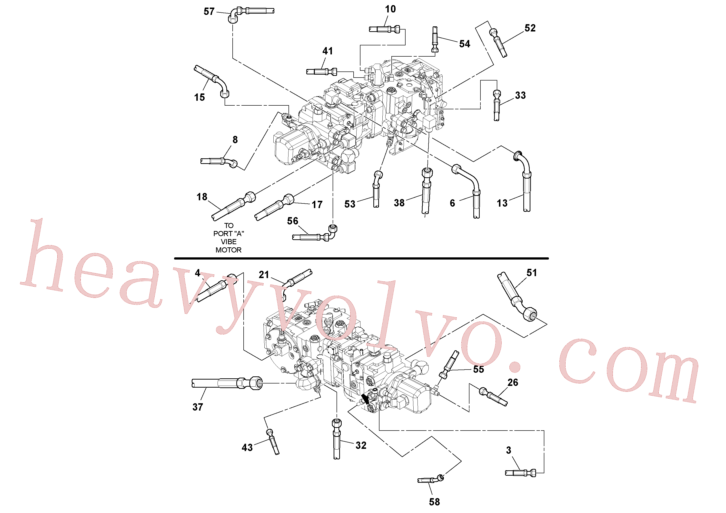 RM13365127 for Volvo Hoses Installation(1052242 assembly)