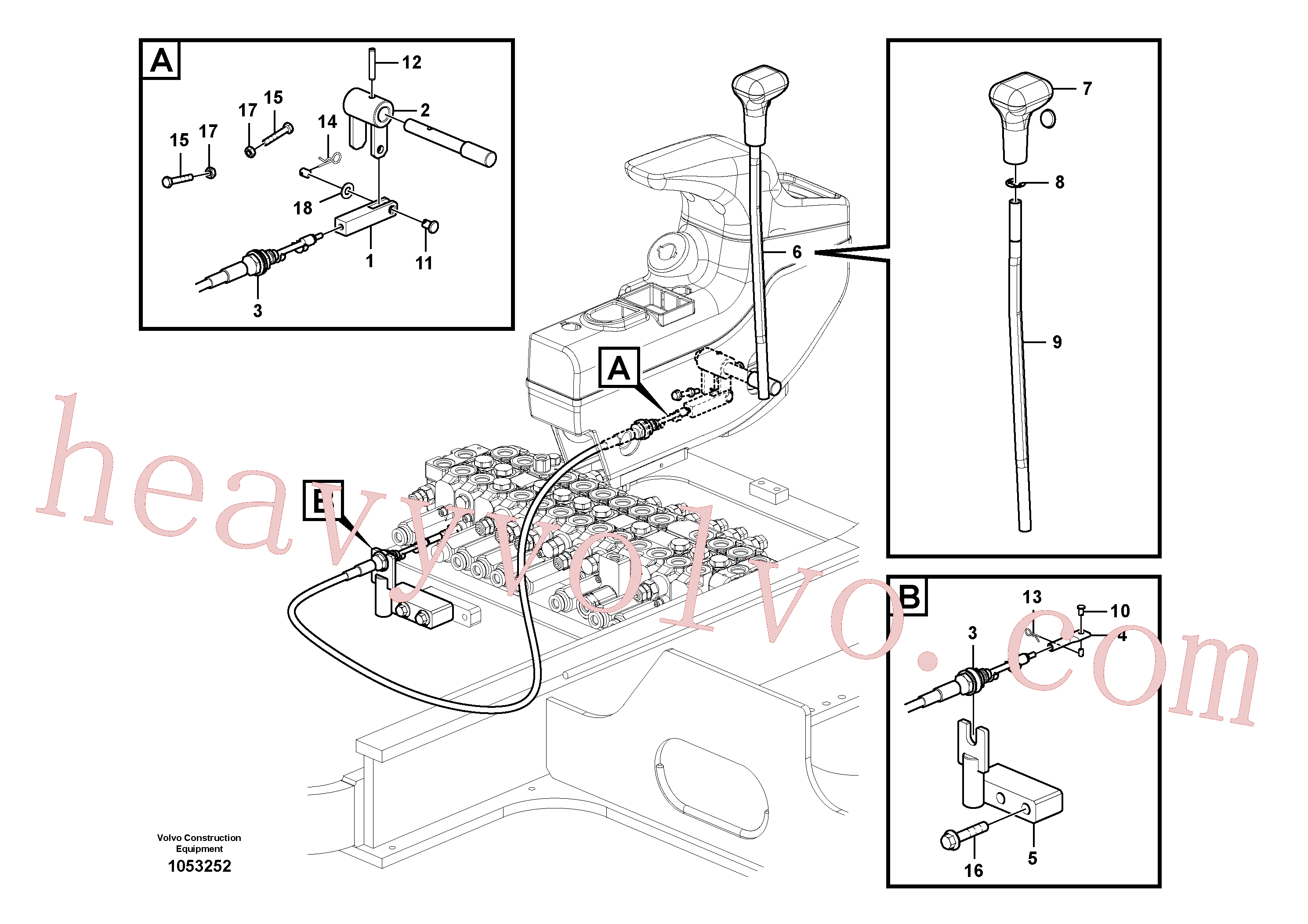 PJ5270311 for Volvo Servo system, dozer blade(1053252 assembly)