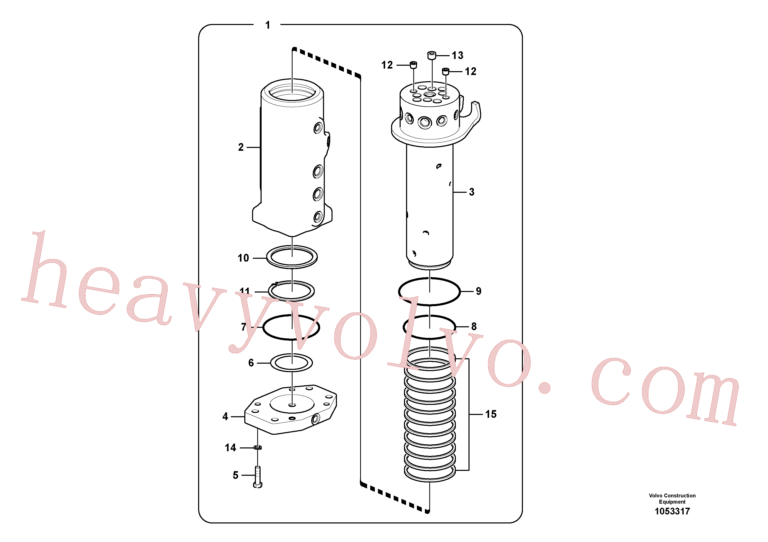 SA9511-12120 for Volvo Turning joint(1053317 assembly)