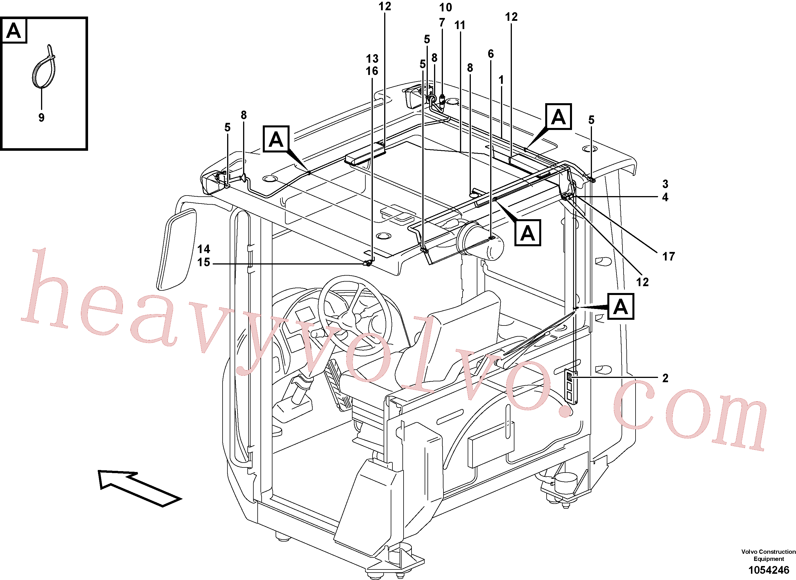 VOE874955 for Volvo Cable harness, ceiling(1054246 assembly)