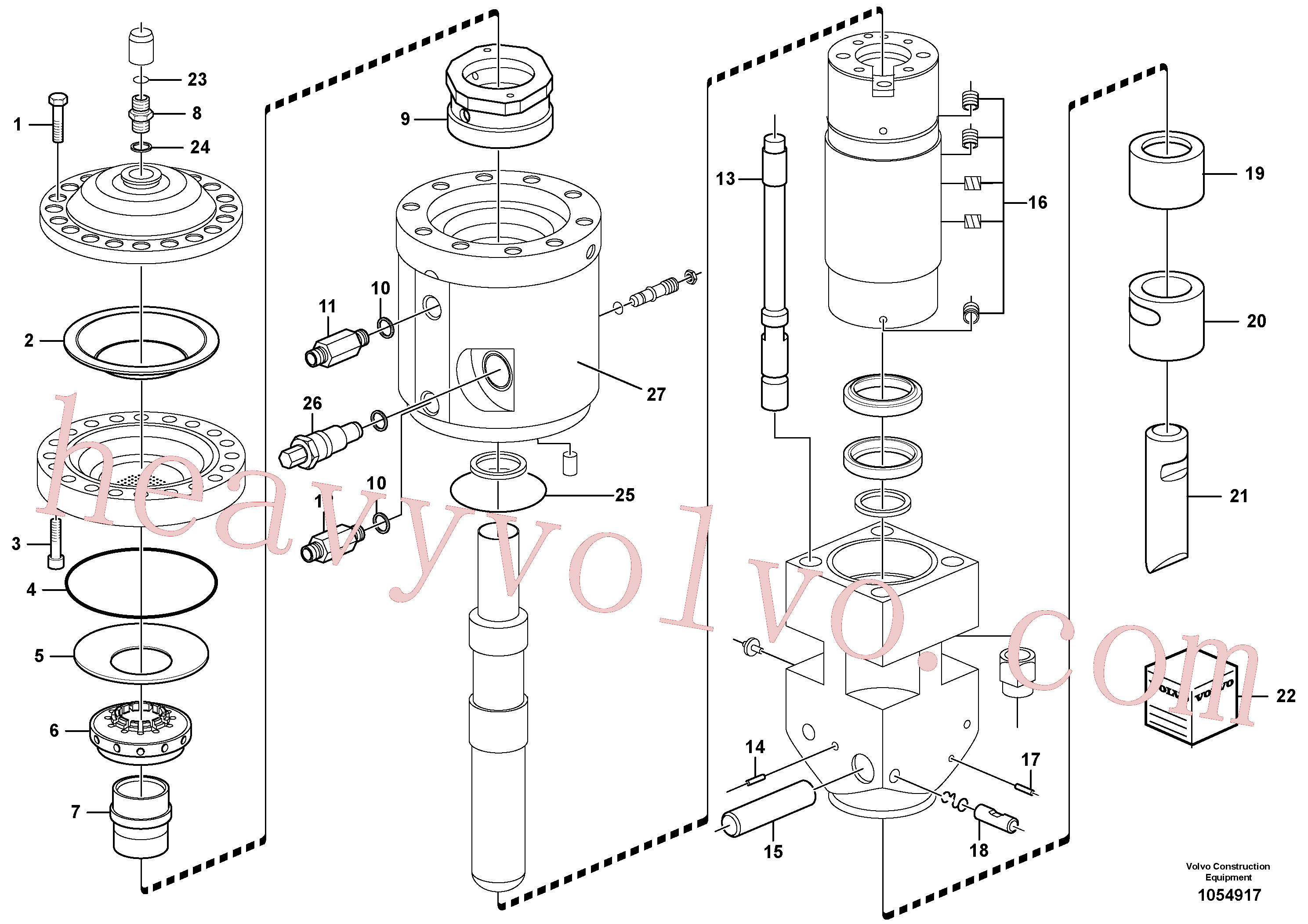 VOE11715923 for Volvo Hammer(1054917 assembly)