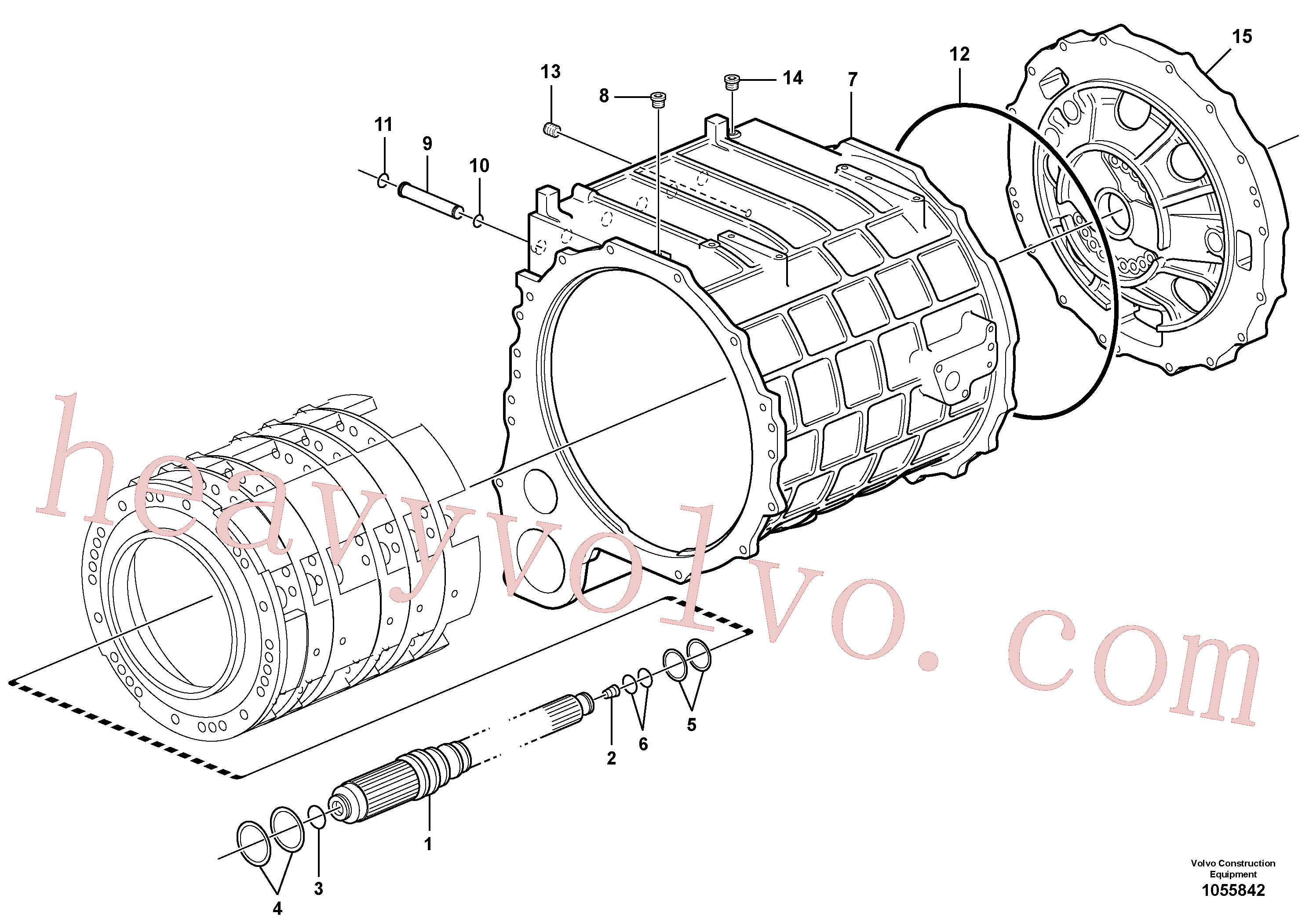 VOE15173961 for Volvo Clutch body(1055842 assembly)