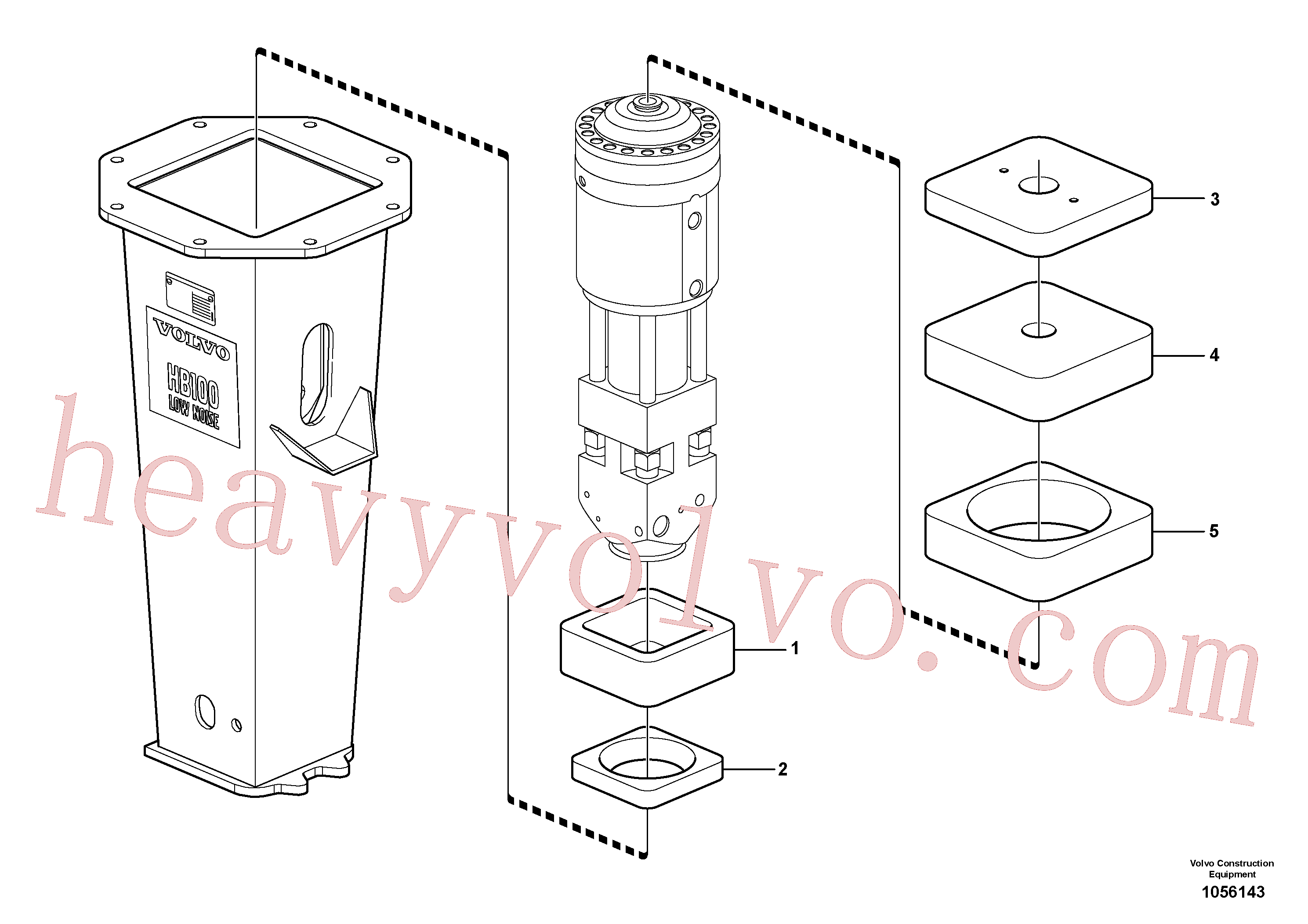 VOE15021762 for Volvo Hammer(1056143 assembly)