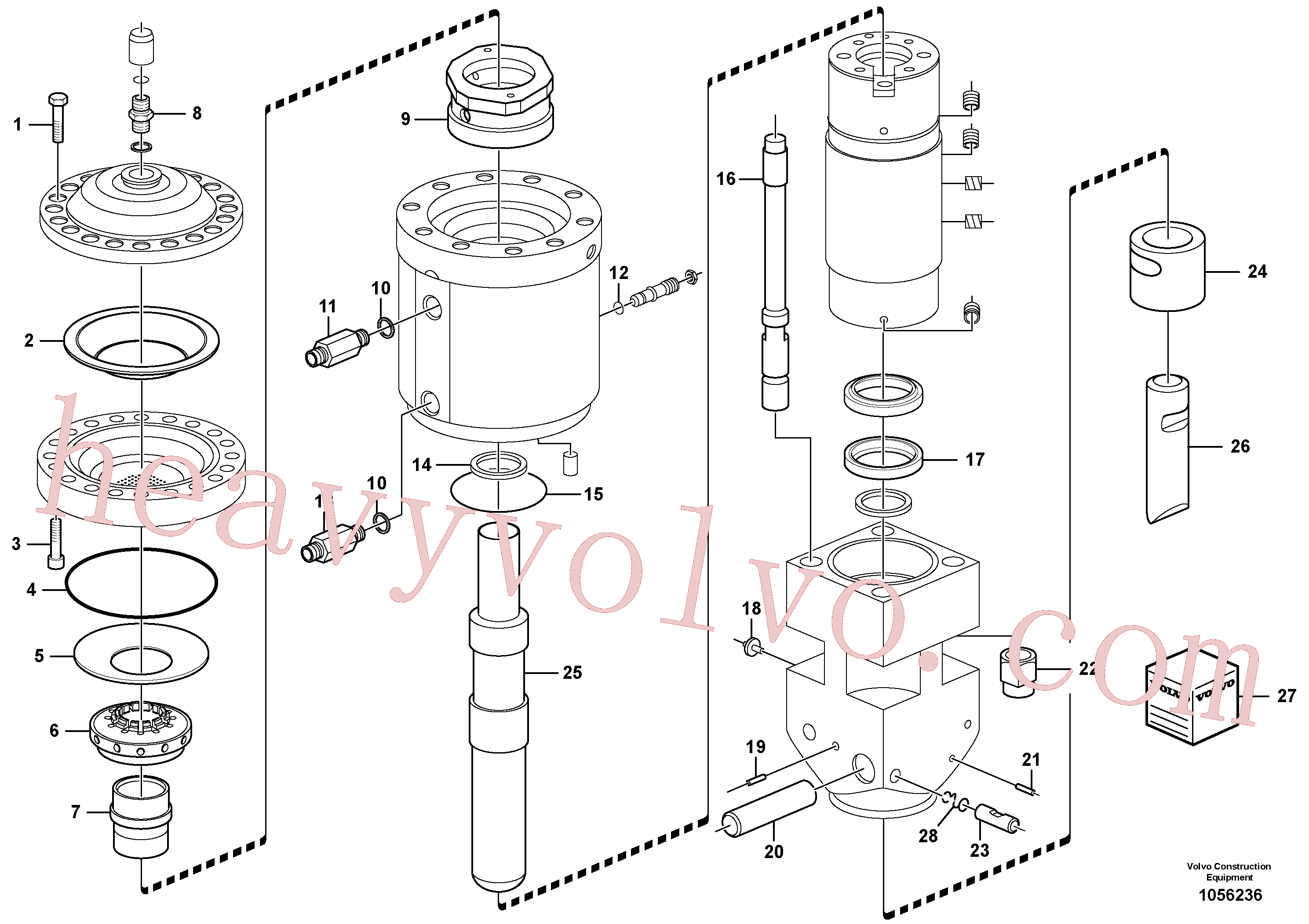 VOE11713775 for Volvo Hammer(1056236 assembly)