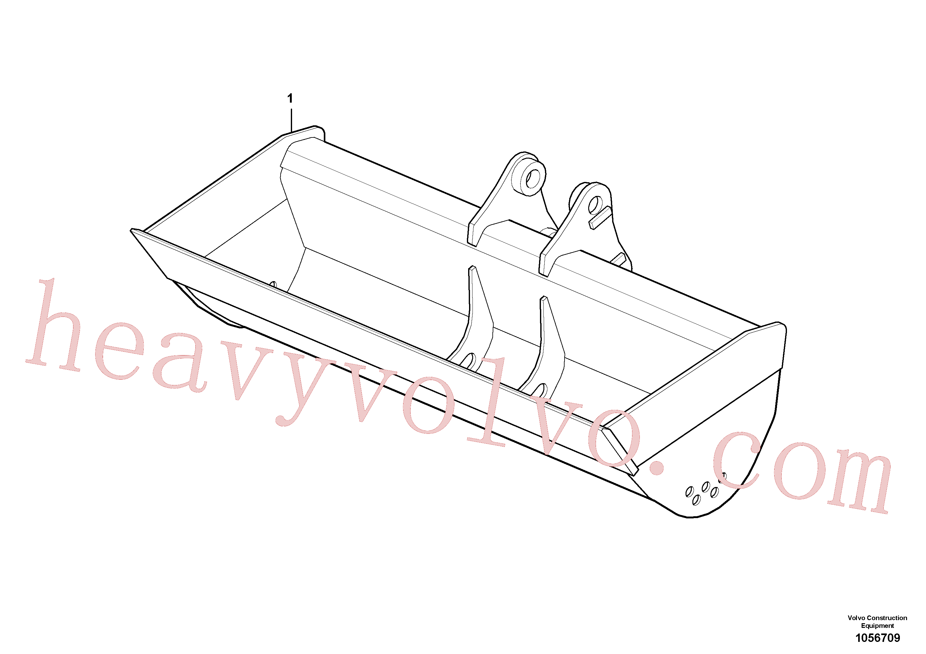 VOE11803211 for Volvo Grading bucket(1056709 assembly)