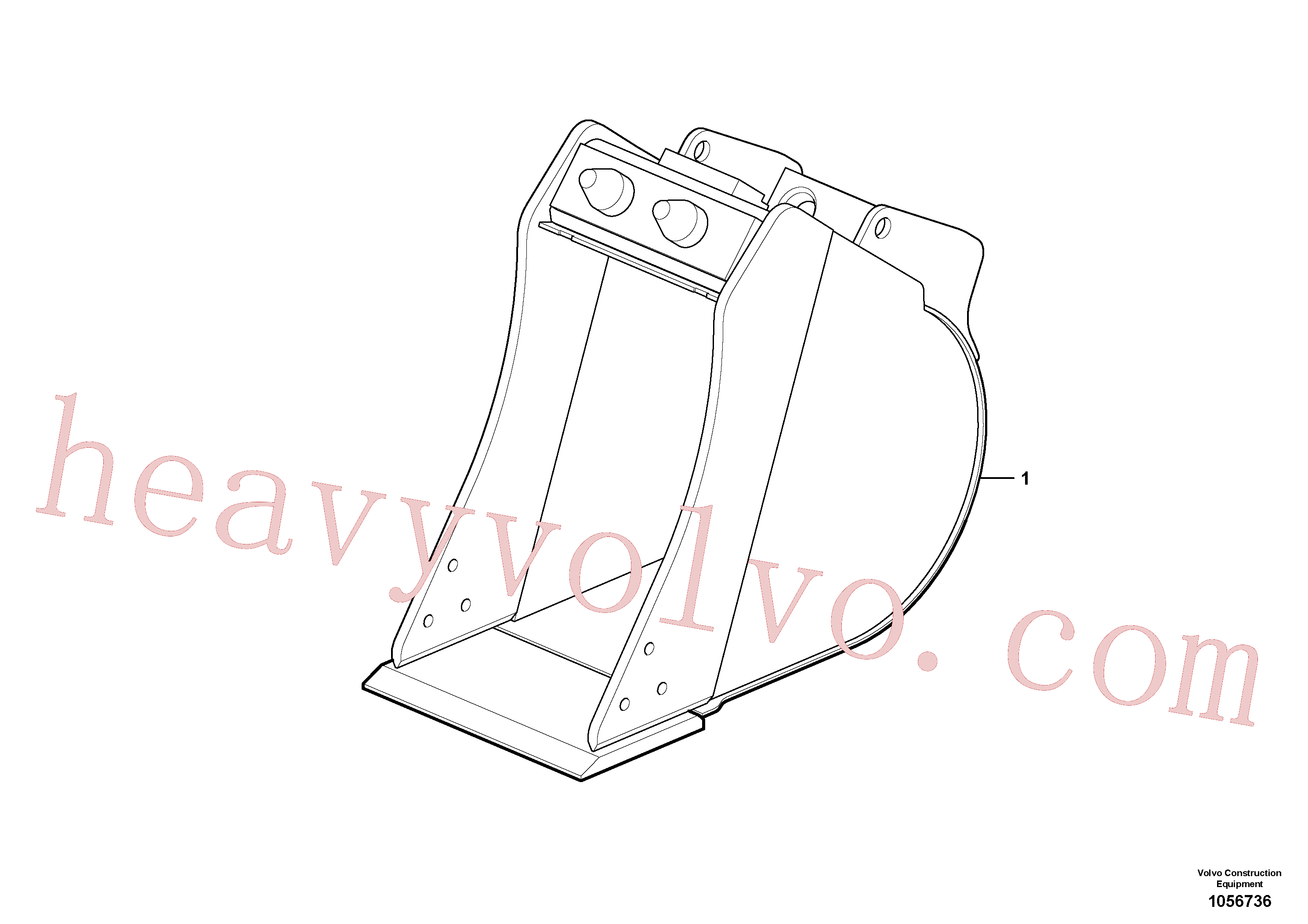 VOE11804602 for Volvo Bucket(1056736 assembly)